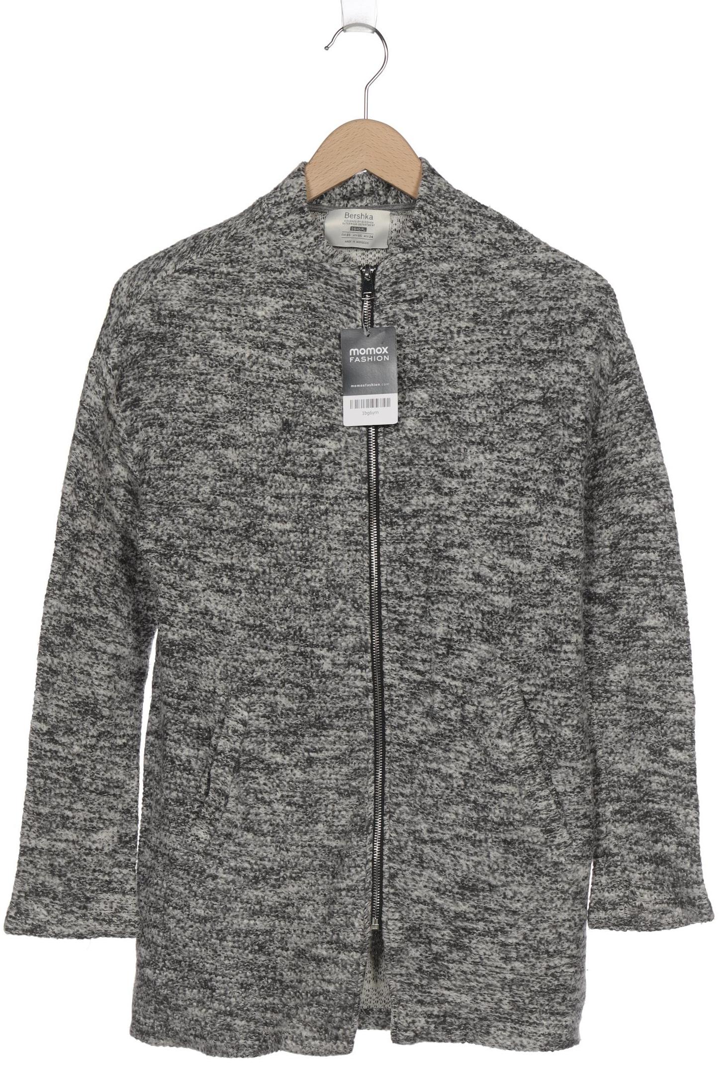 

bershka Damen Strickjacke, grau