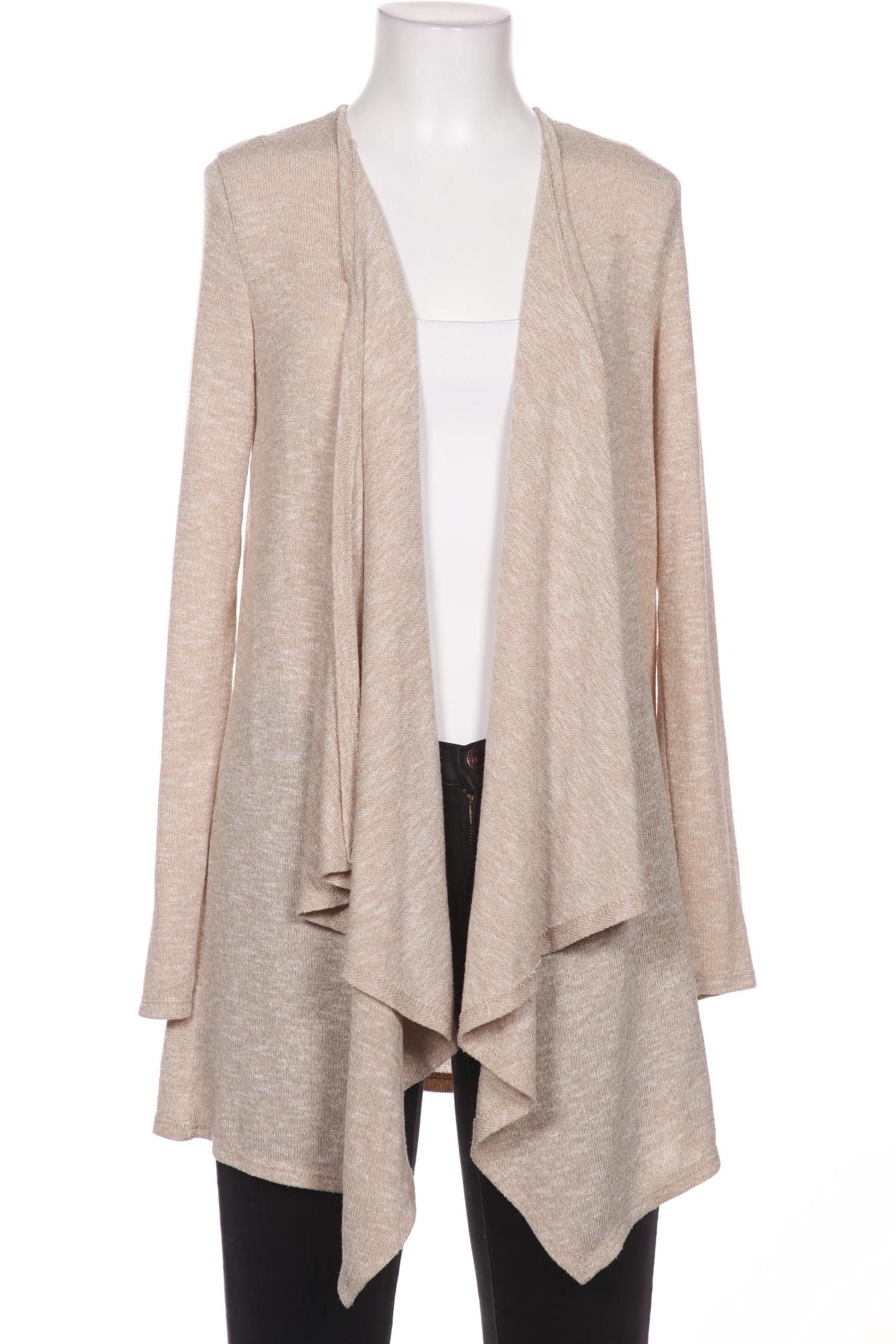 

bershka Damen Strickjacke, beige, Gr. 36