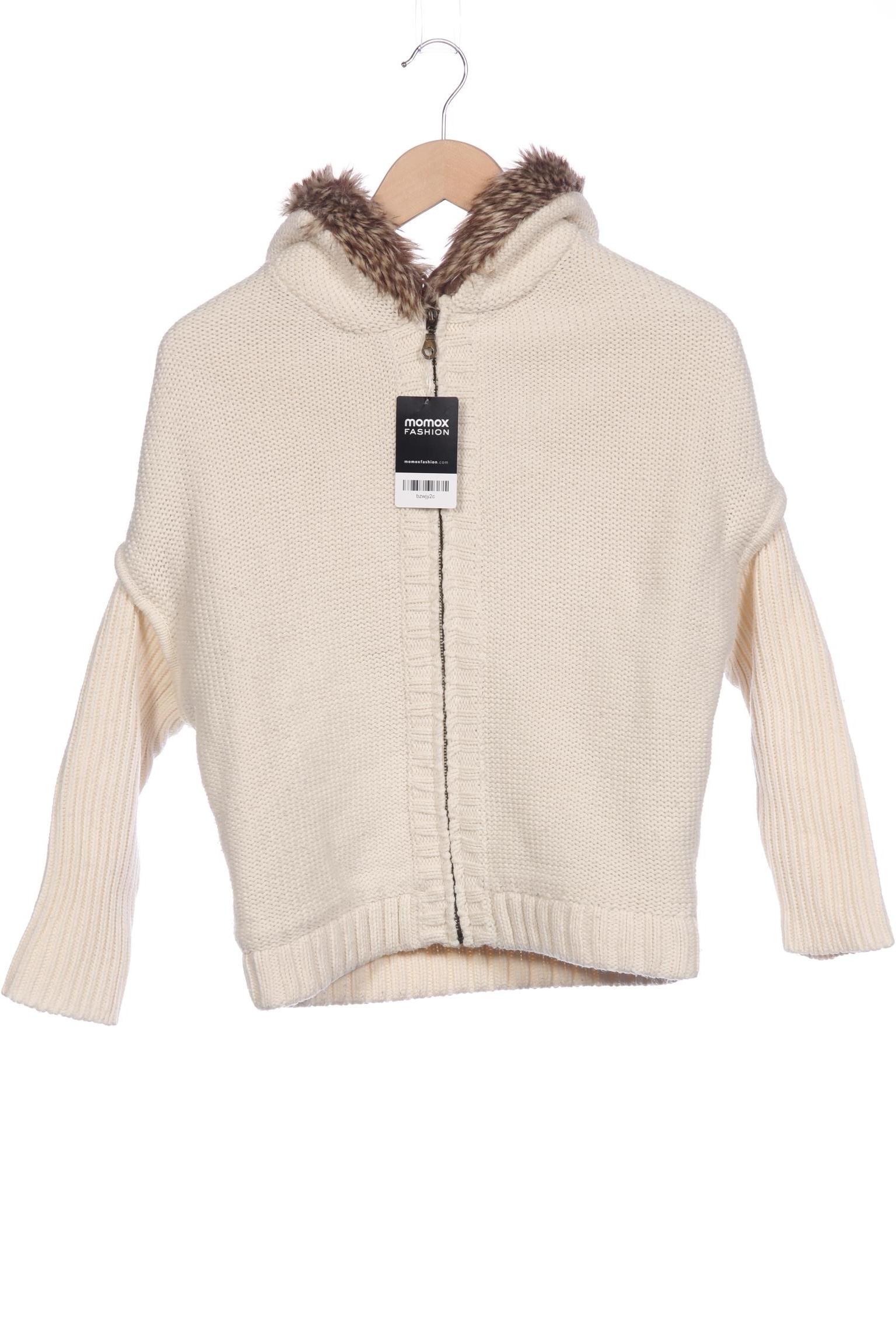 

bershka Damen Strickjacke, cremeweiß, Gr. 36