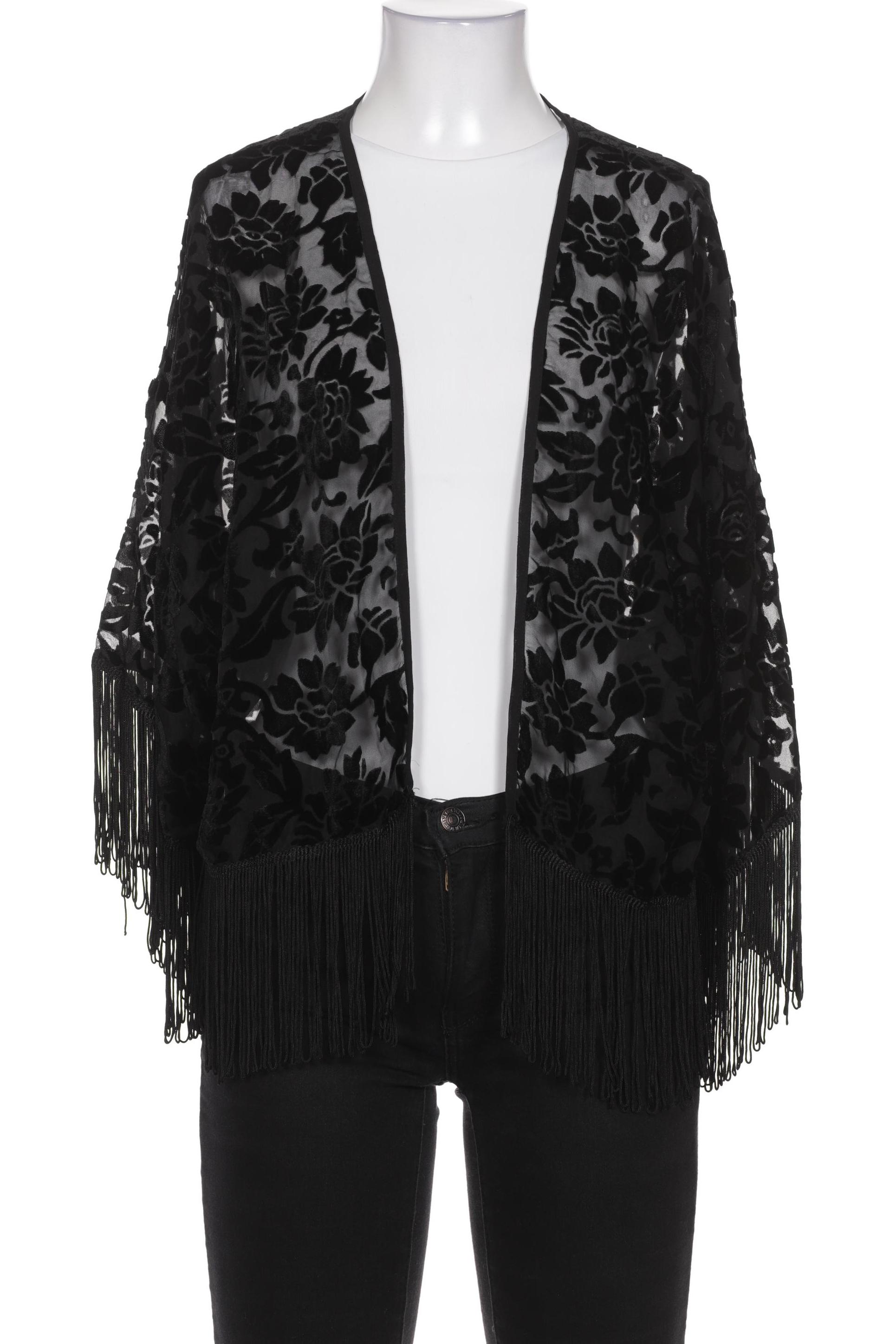 

bershka Damen Strickjacke, schwarz