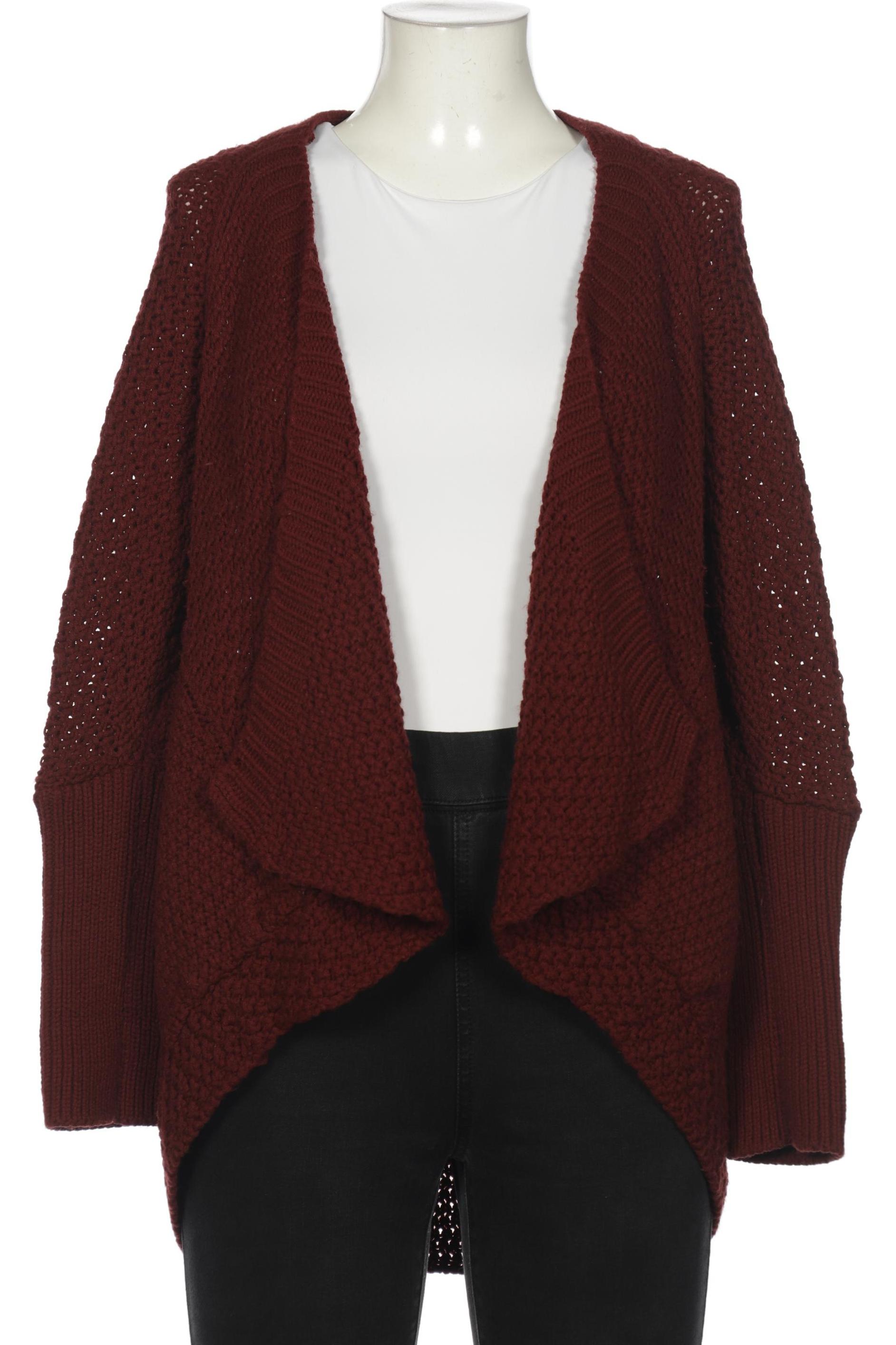 

bershka Damen Strickjacke, bordeaux