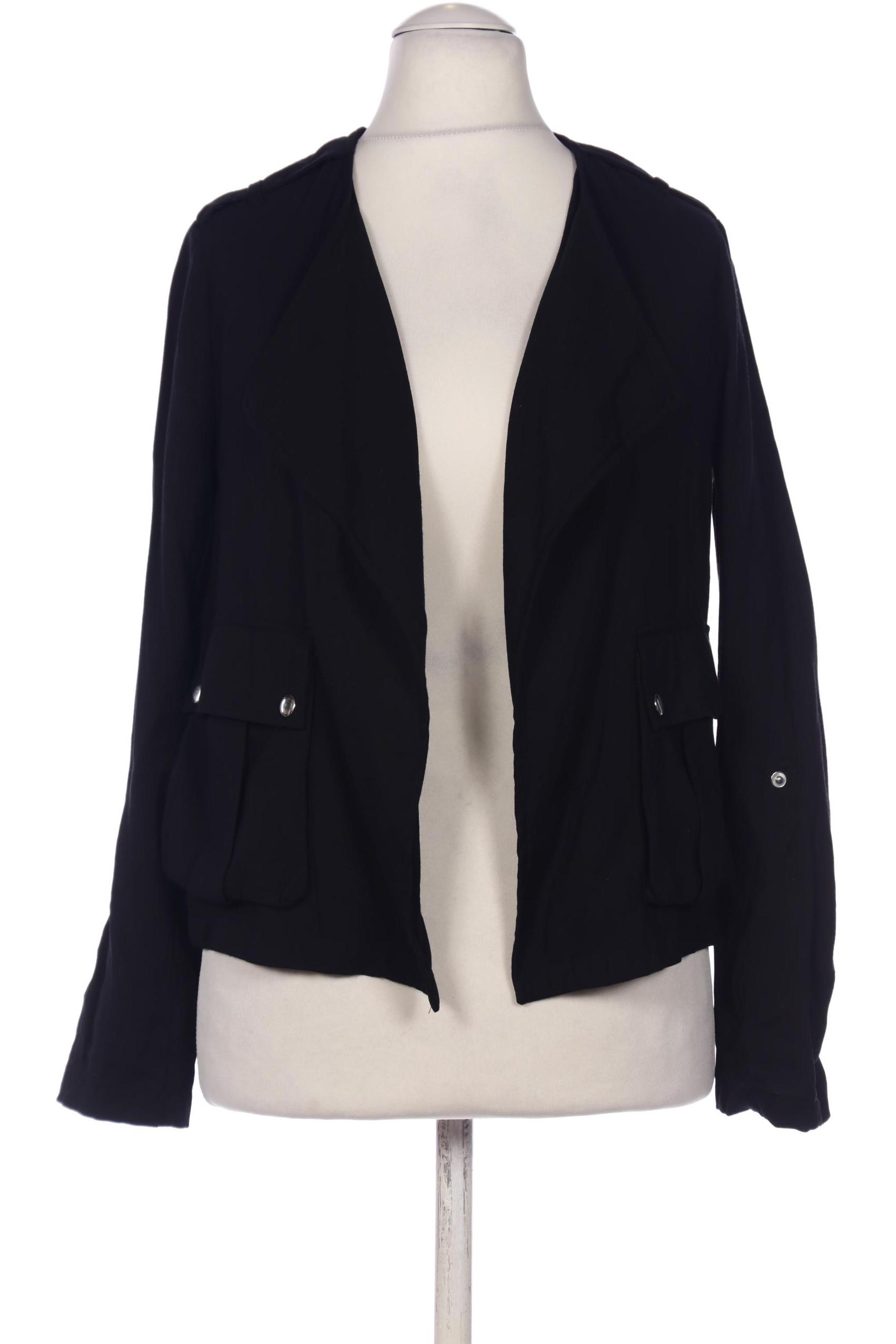 

bershka Damen Strickjacke, schwarz, Gr. 36