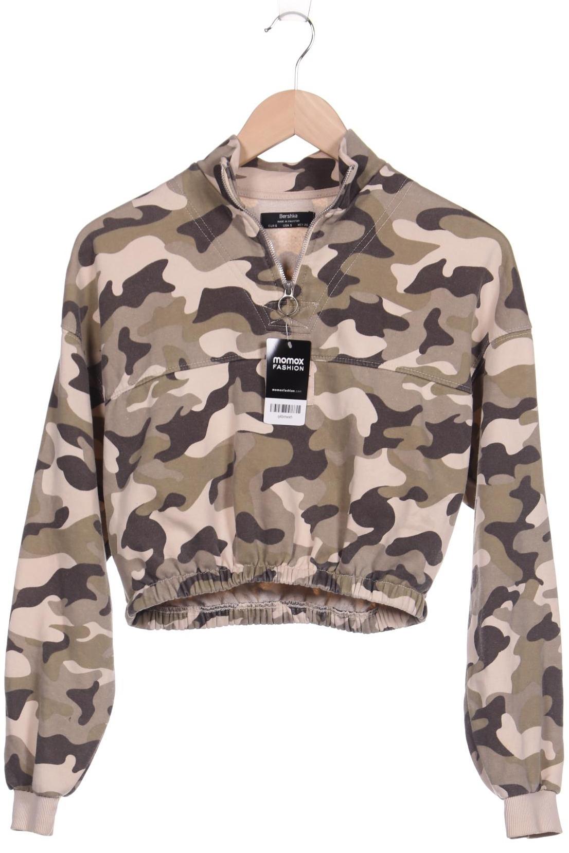 

bershka Damen Sweatshirt, grün, Gr. 36
