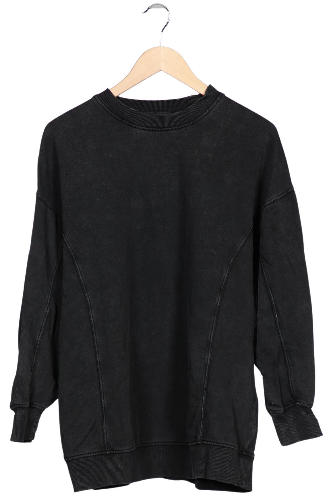 

bershka Damen Sweatshirt, schwarz, Gr. 36