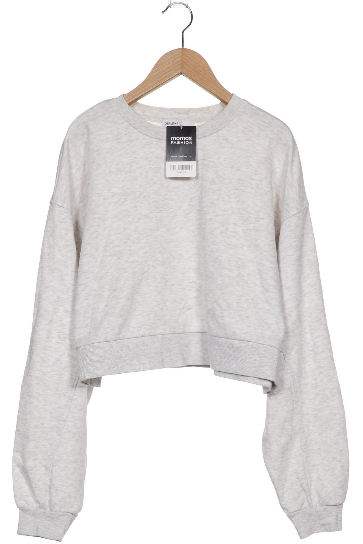 

bershka Damen Sweatshirt, grau