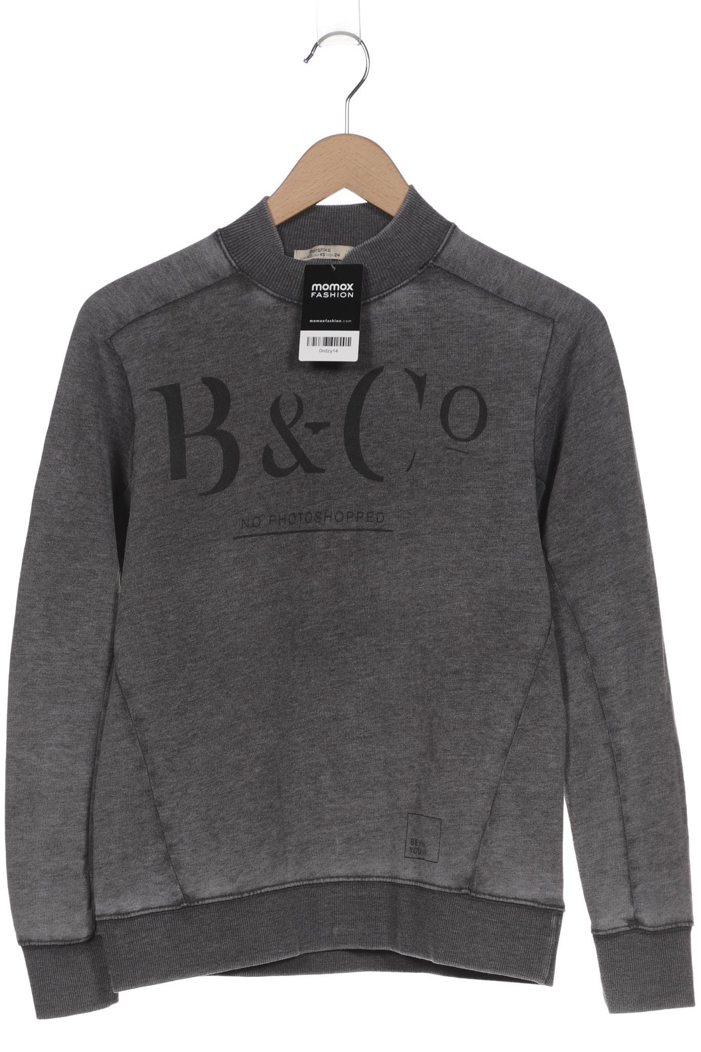 

bershka Damen Sweatshirt, grau, Gr. 34
