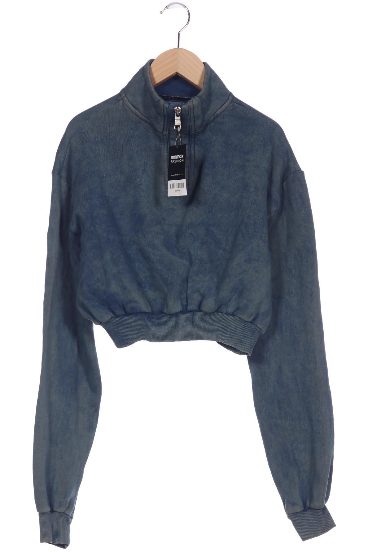 

bershka Damen Sweatshirt, türkis, Gr. 36