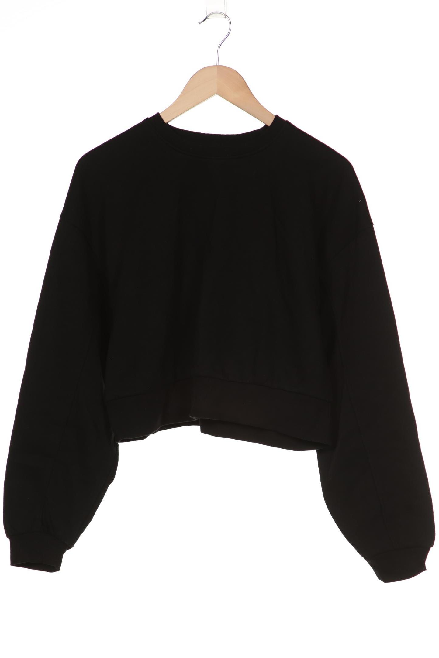 

bershka Damen Sweatshirt, schwarz, Gr. 38