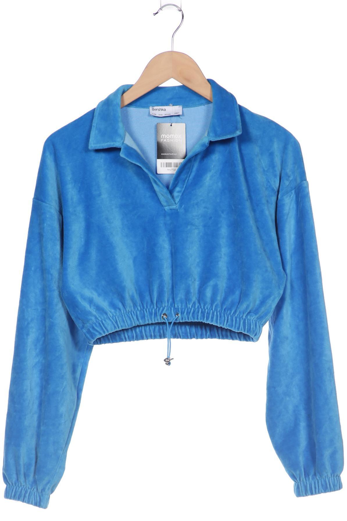 

bershka Damen Sweatshirt, blau, Gr. 36