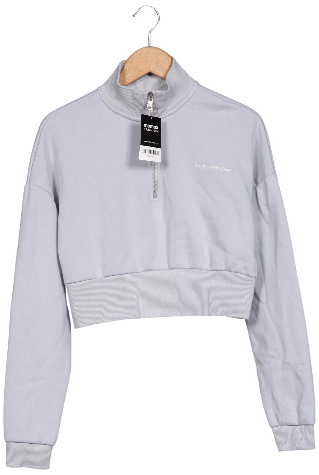 

bershka Damen Sweatshirt, hellblau, Gr. 36