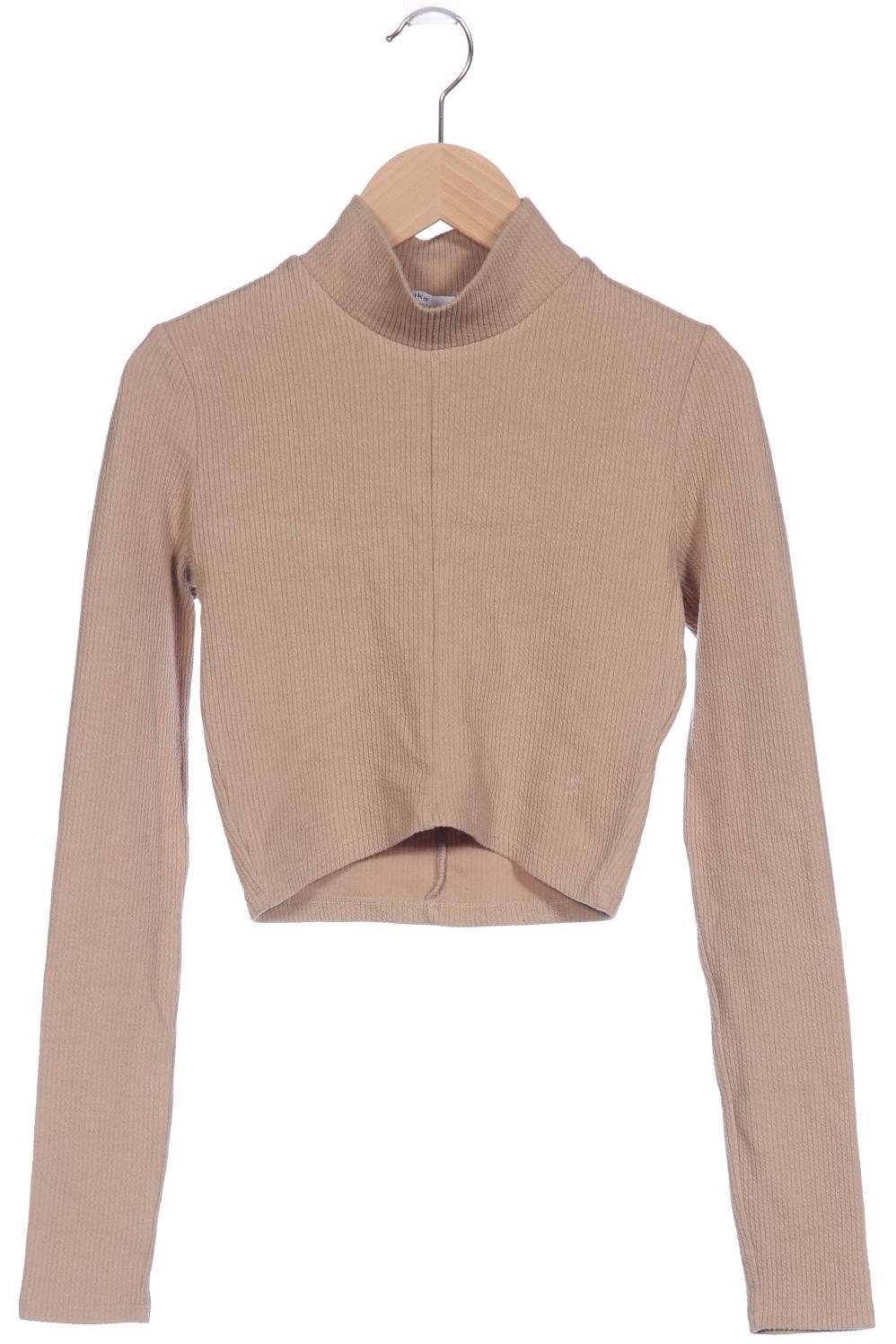 

bershka Damen Sweatshirt, beige, Gr. 36