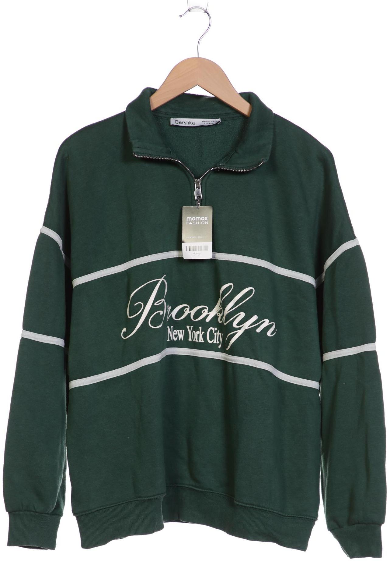 

bershka Damen Sweatshirt, grün, Gr. 38
