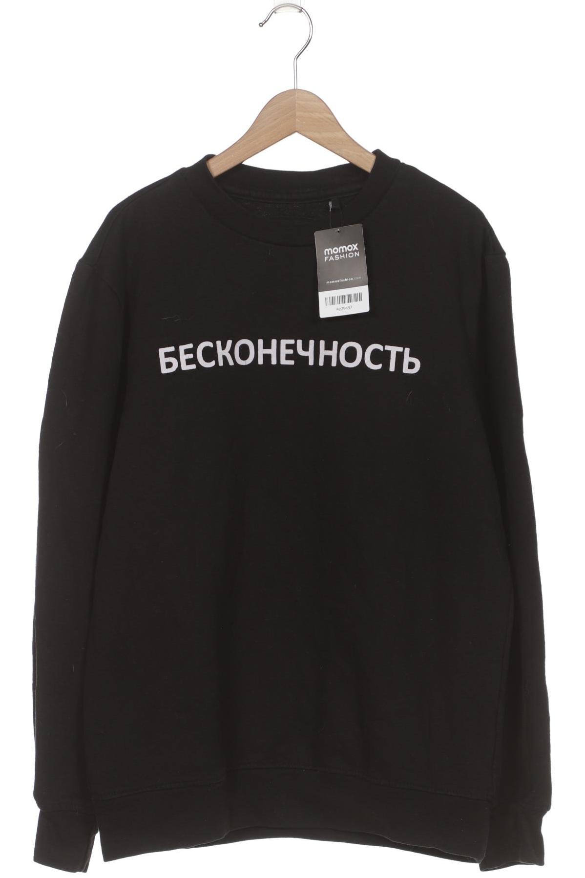 

bershka Damen Sweatshirt, schwarz, Gr. 36