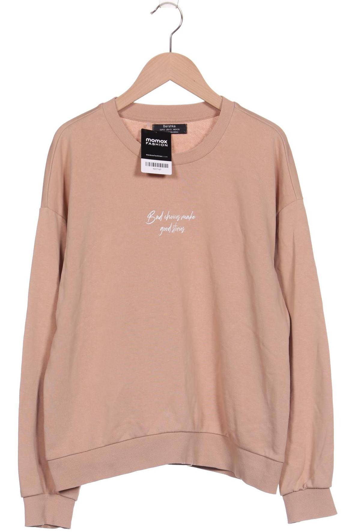 

bershka Damen Sweatshirt, beige, Gr. 36
