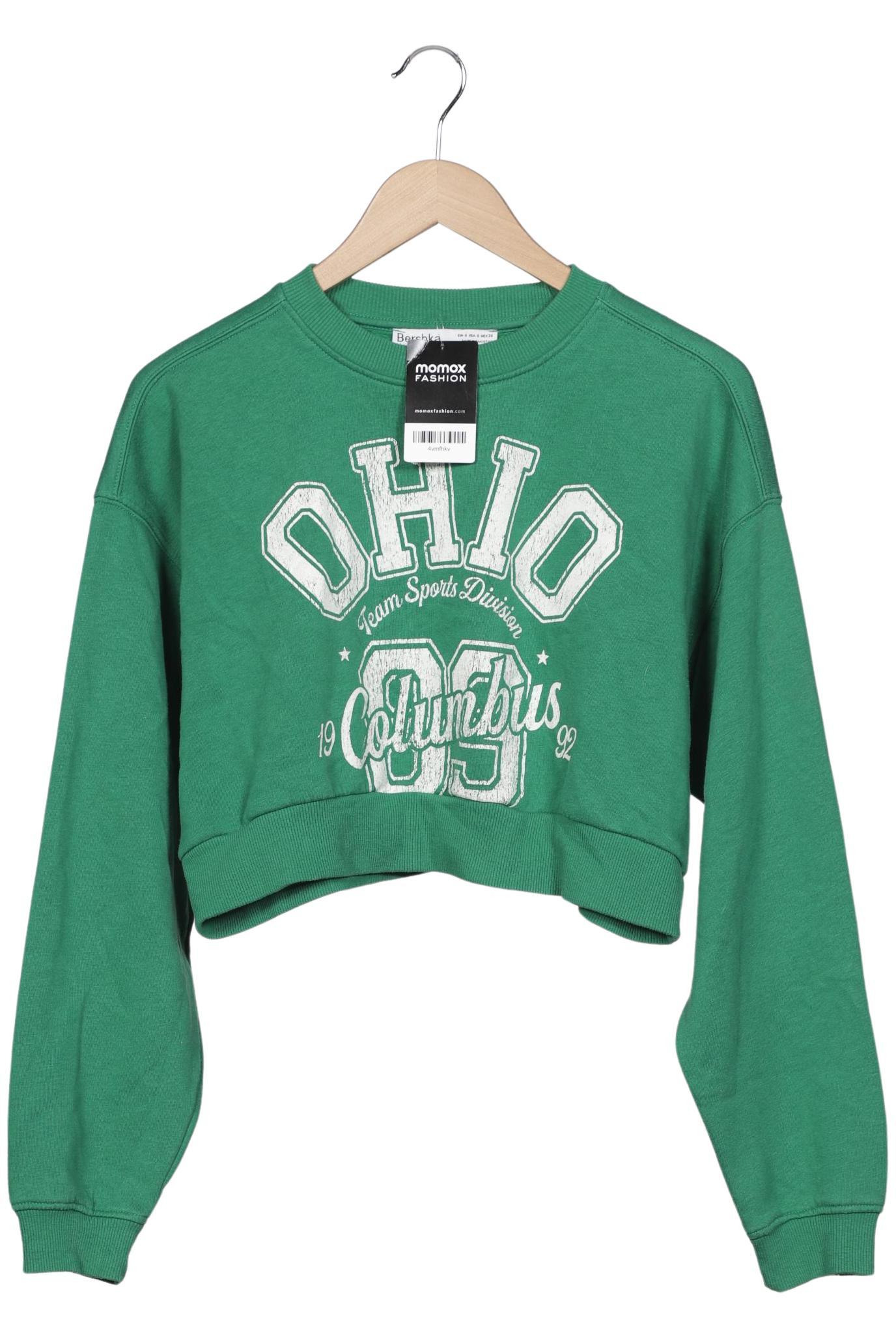 

bershka Damen Sweatshirt, grün, Gr. 36