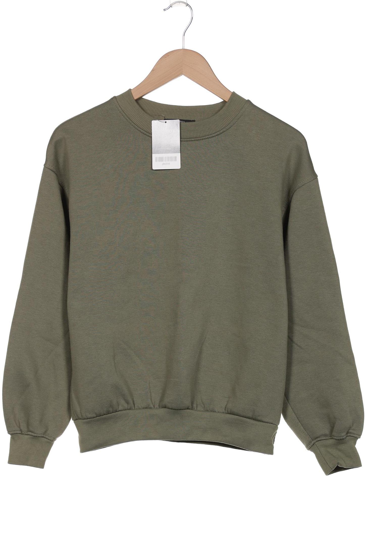 

bershka Damen Sweatshirt, grün, Gr. 36