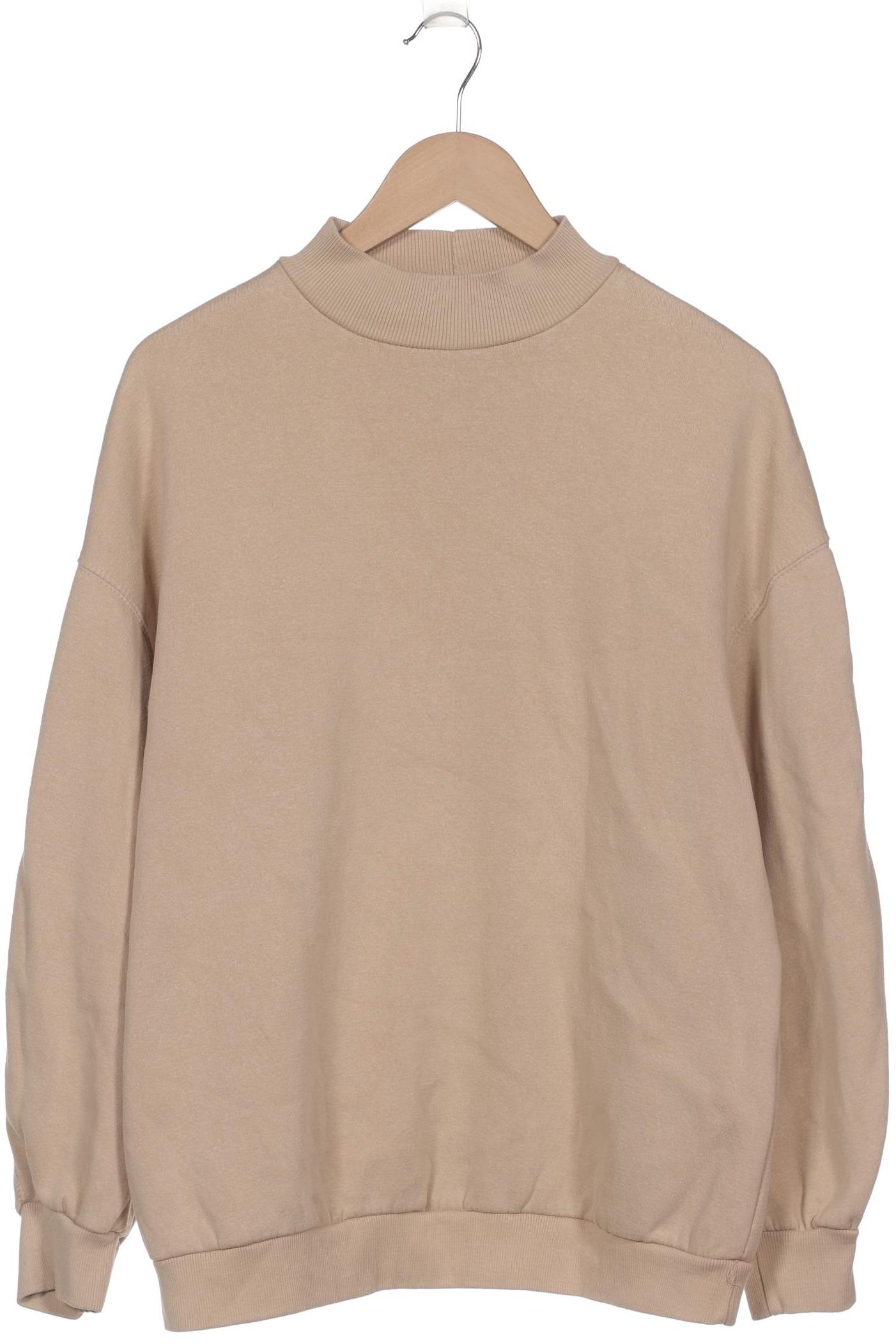 

bershka Damen Sweatshirt, beige, Gr. 38