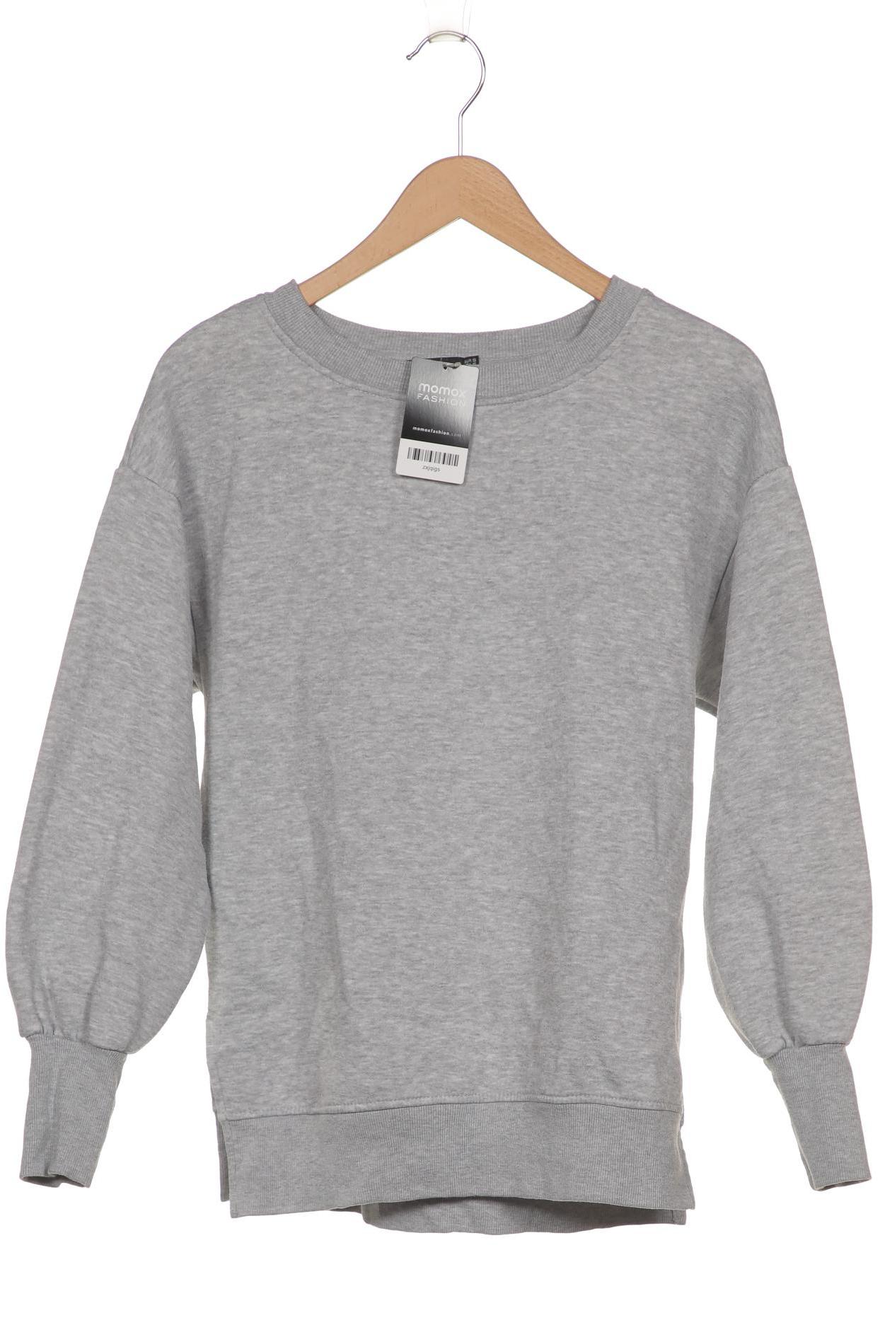 

bershka Damen Sweatshirt, grau