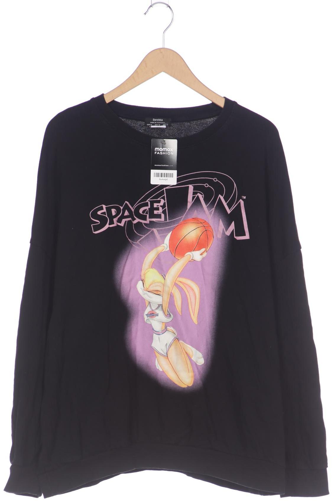 

bershka Damen Sweatshirt, schwarz, Gr. 38