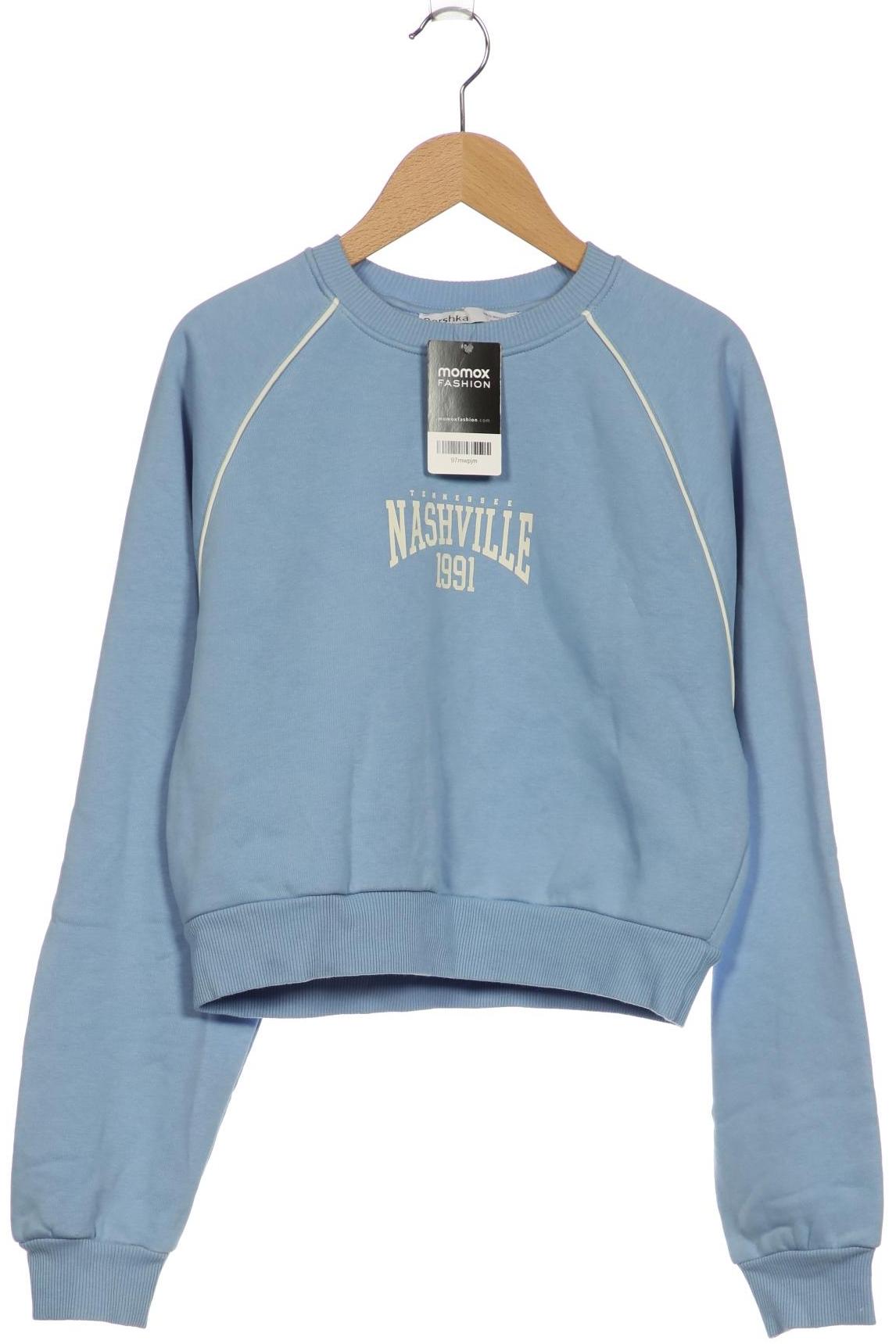 

bershka Damen Sweatshirt, hellblau, Gr. 34