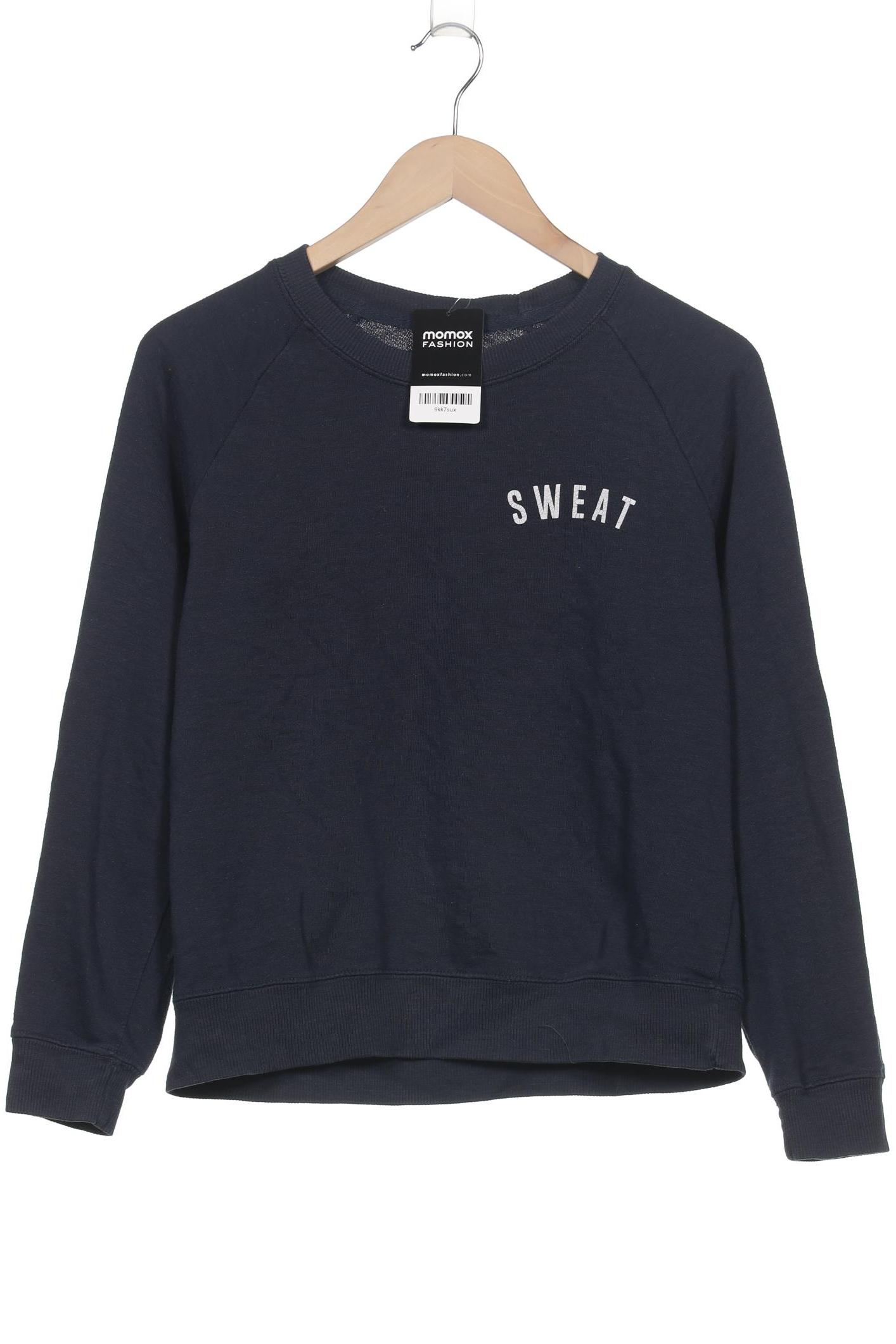

bershka Damen Sweatshirt, marineblau, Gr. 38