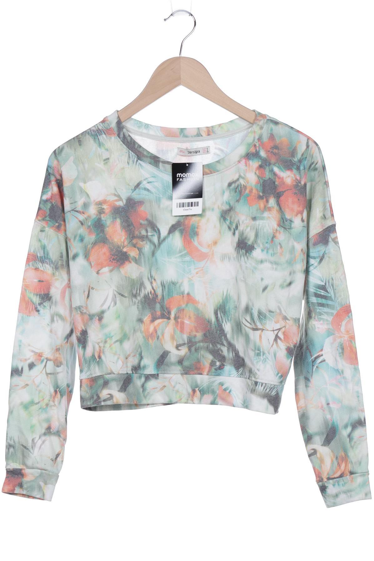

bershka Damen Sweatshirt, hellgrün, Gr. 36