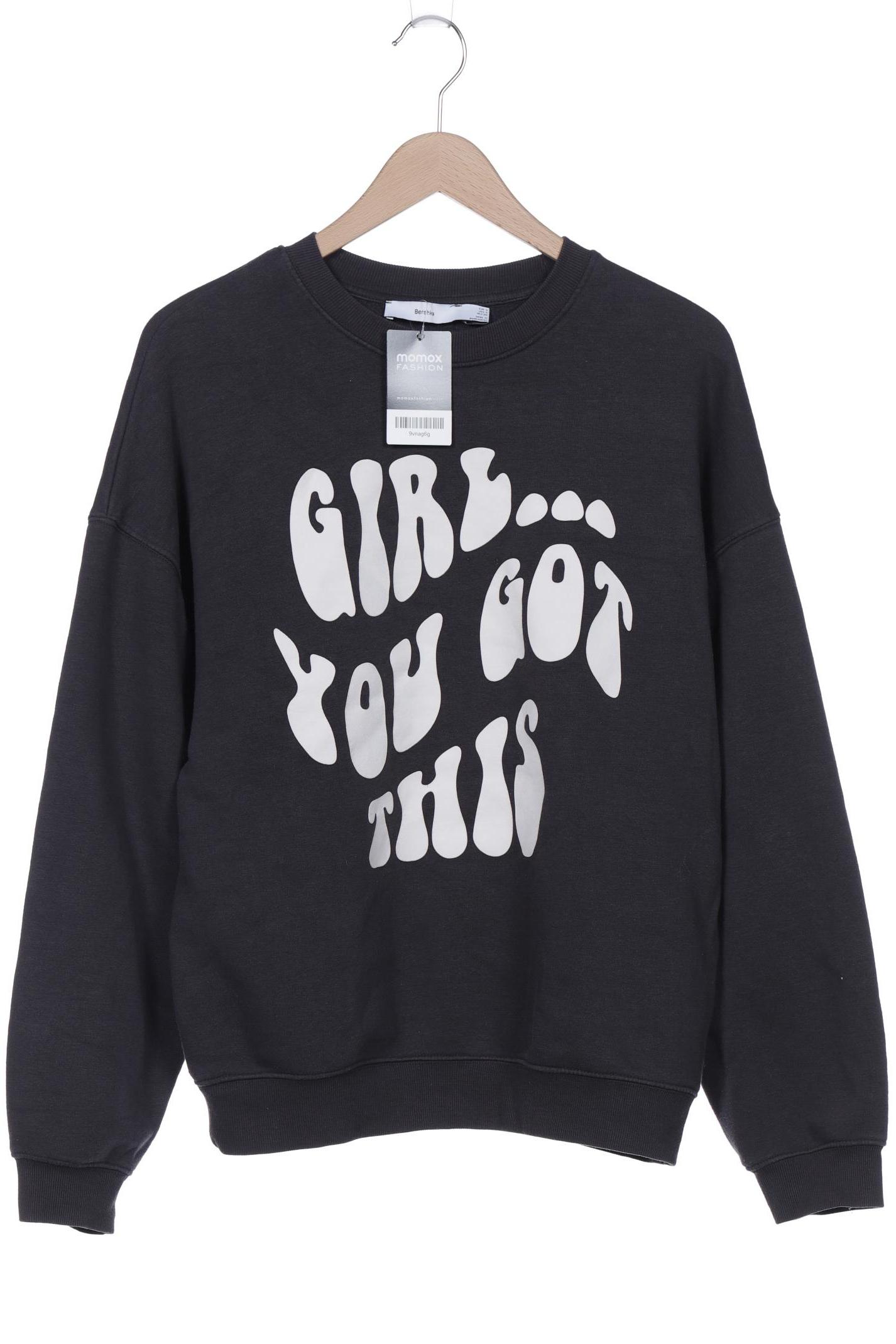 

bershka Damen Sweatshirt, grau, Gr. 36