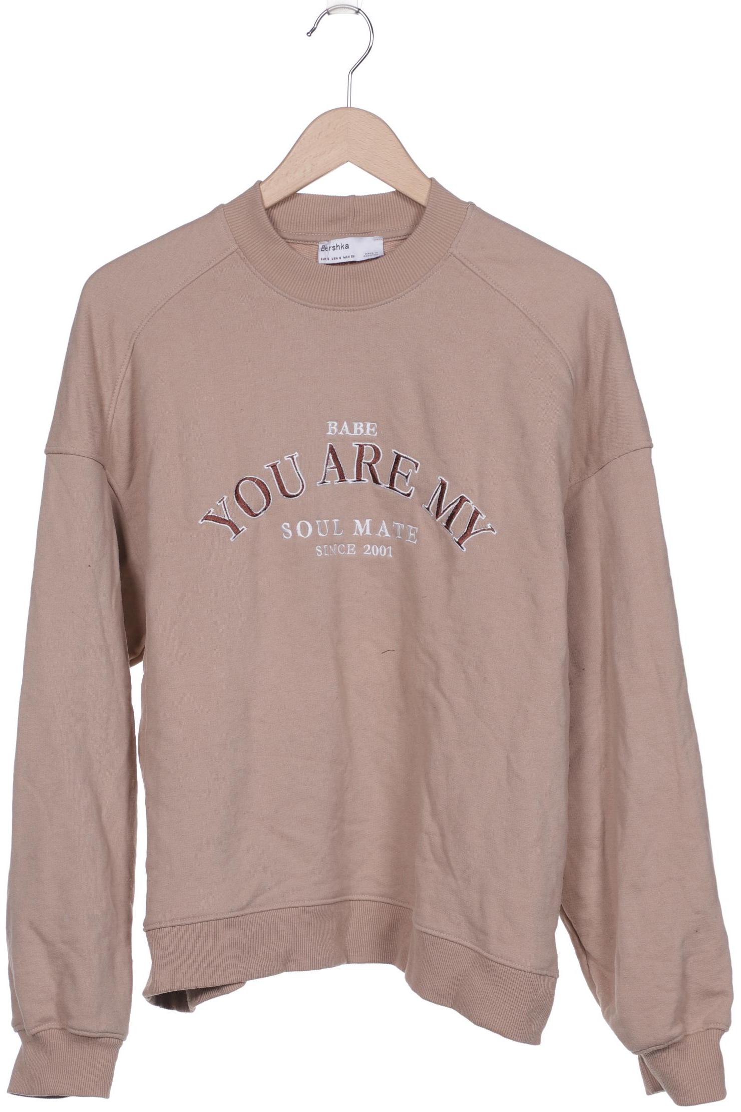 

bershka Damen Sweatshirt, beige