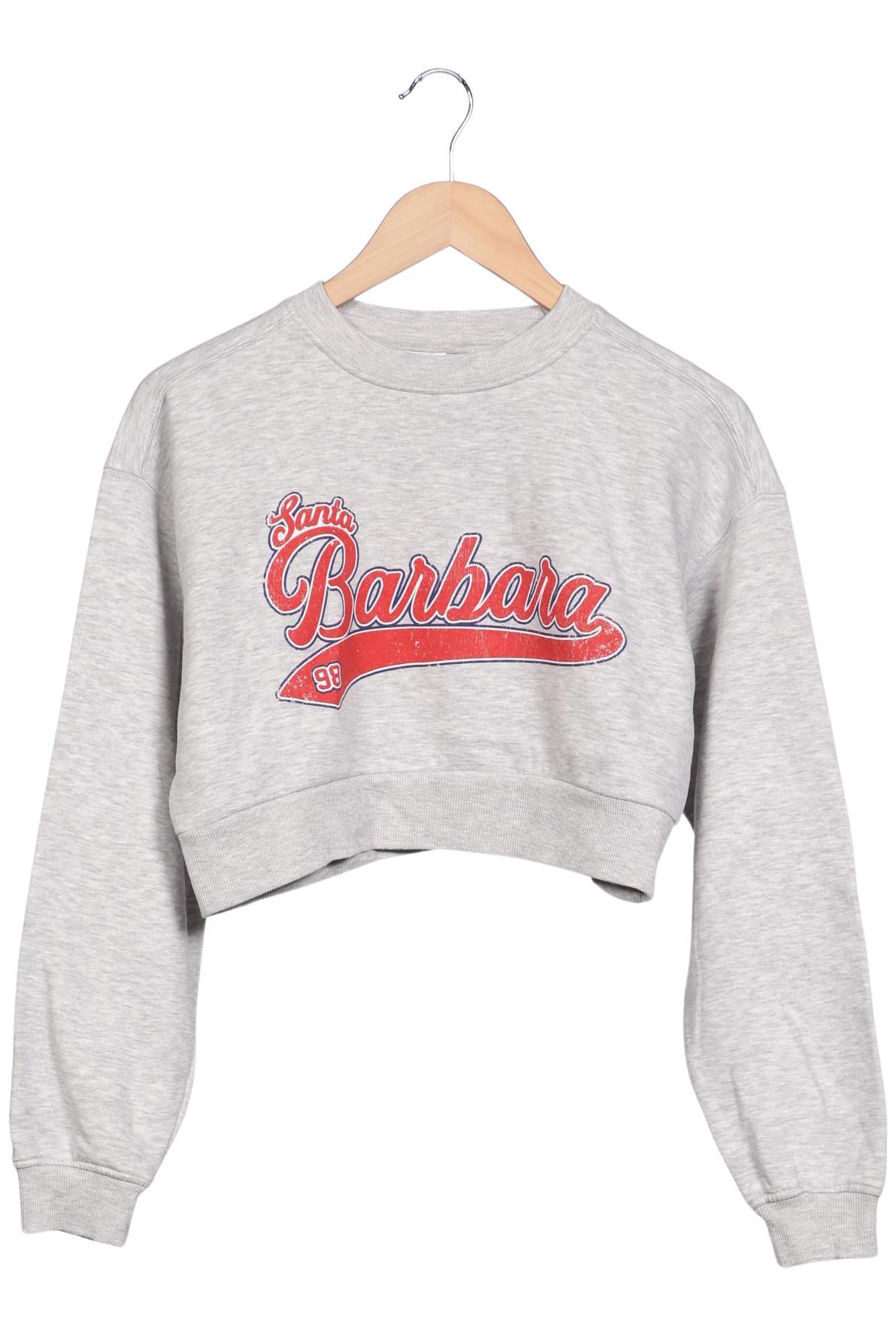 

bershka Damen Sweatshirt, grau, Gr. 34