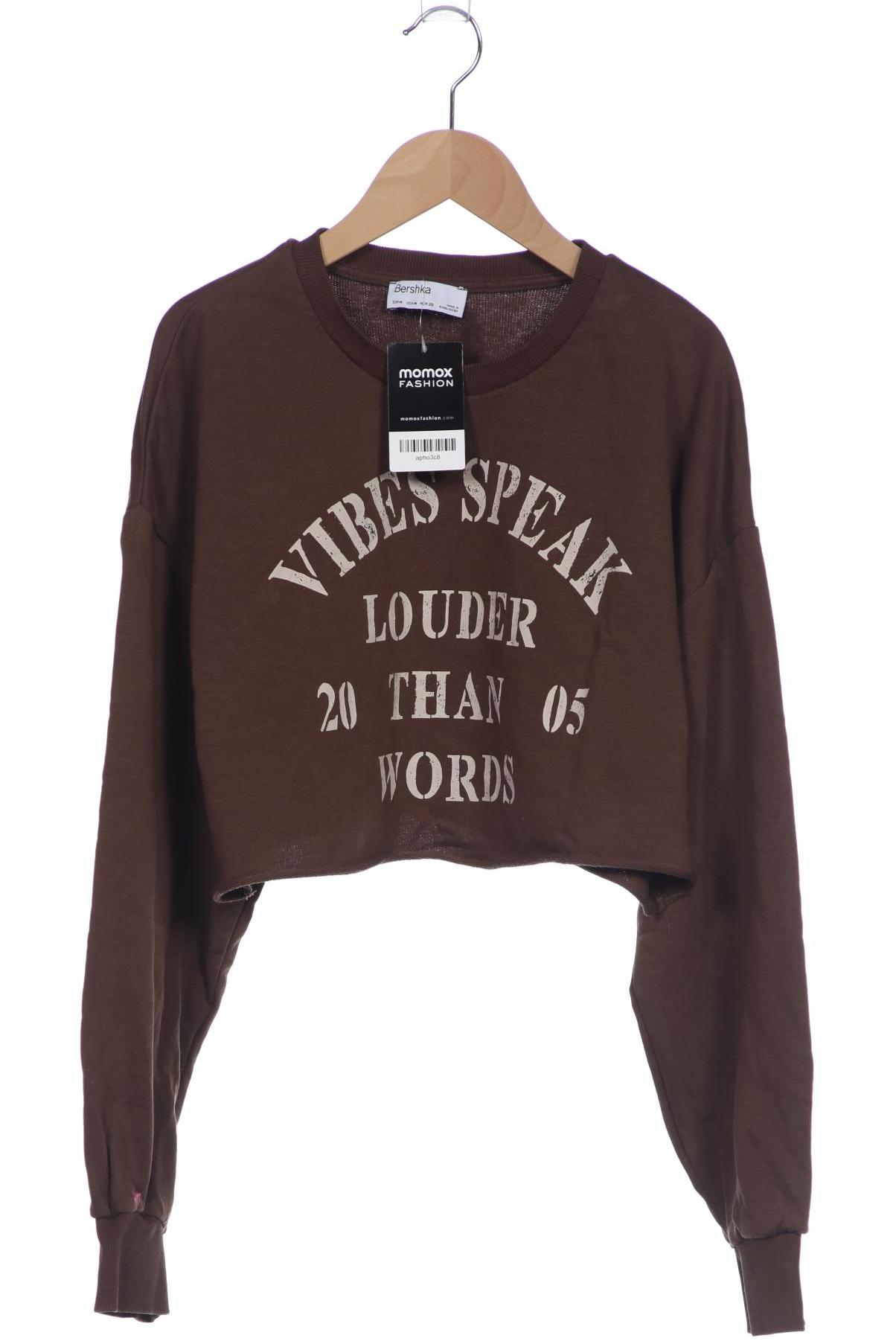 

bershka Damen Sweatshirt, braun, Gr. 38