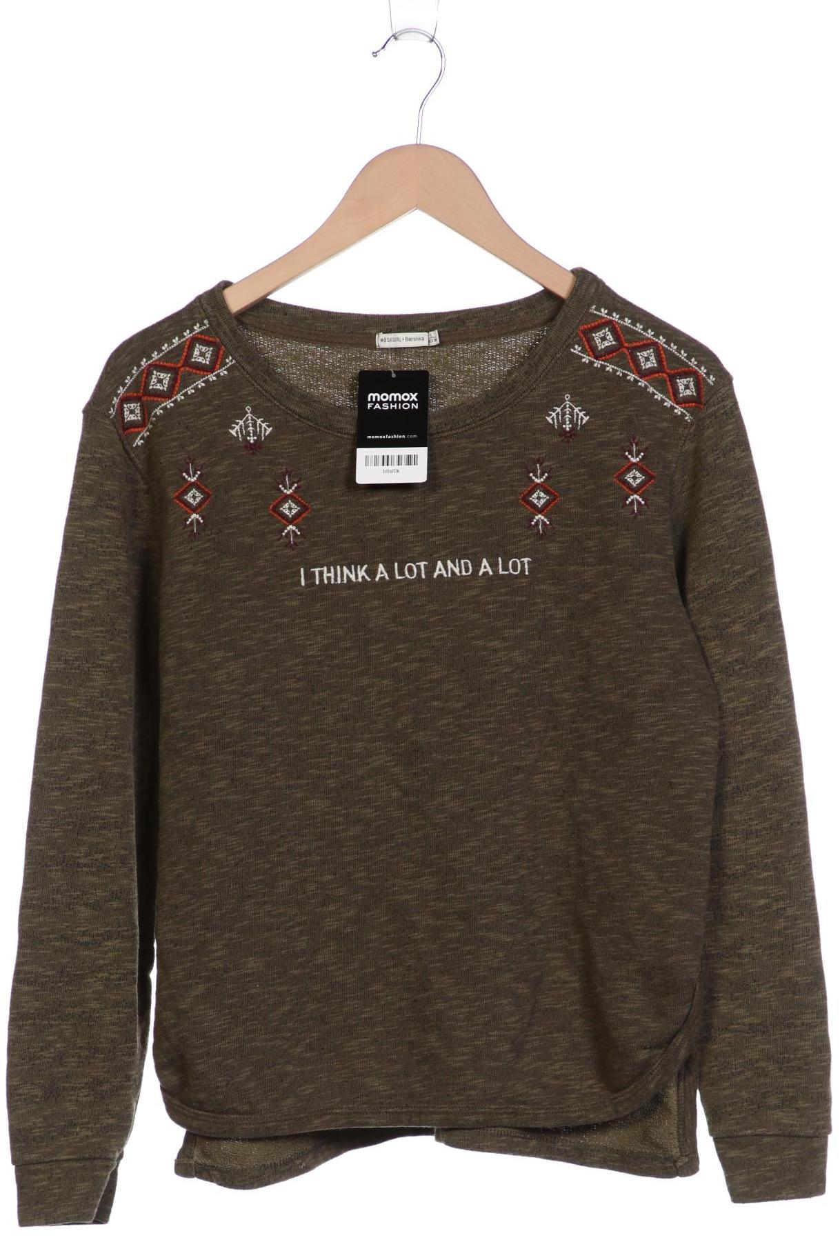 

bershka Damen Sweatshirt, grün