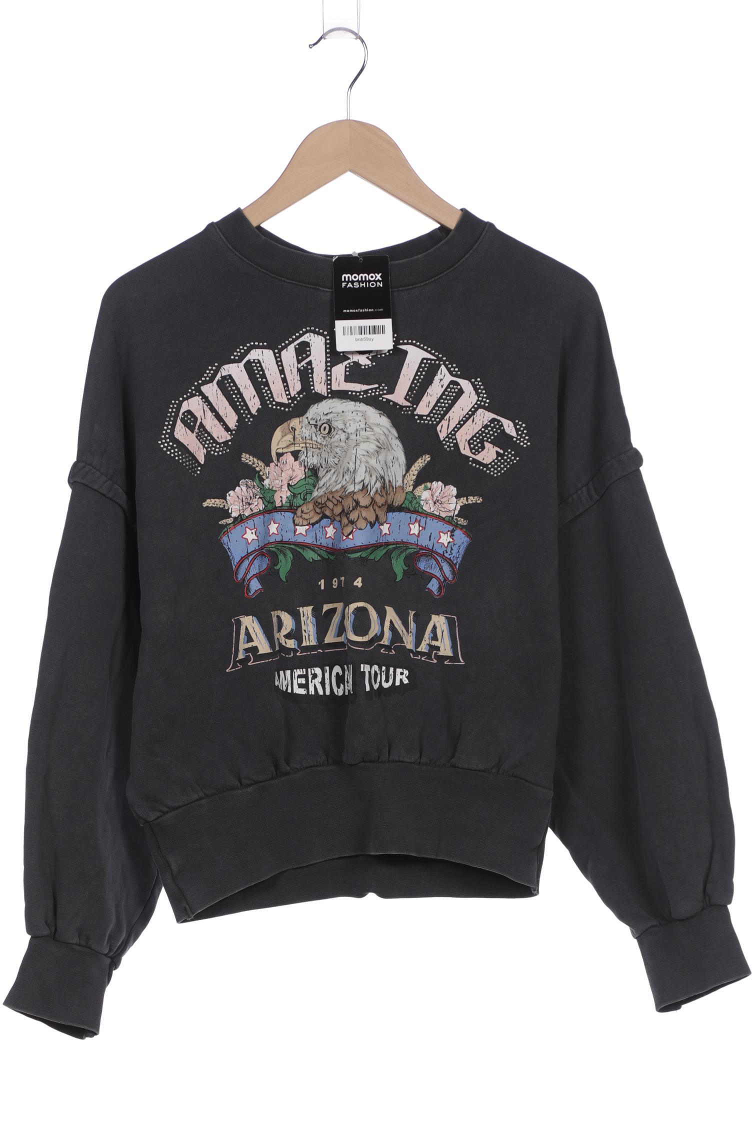 

bershka Damen Sweatshirt, grau, Gr. 38