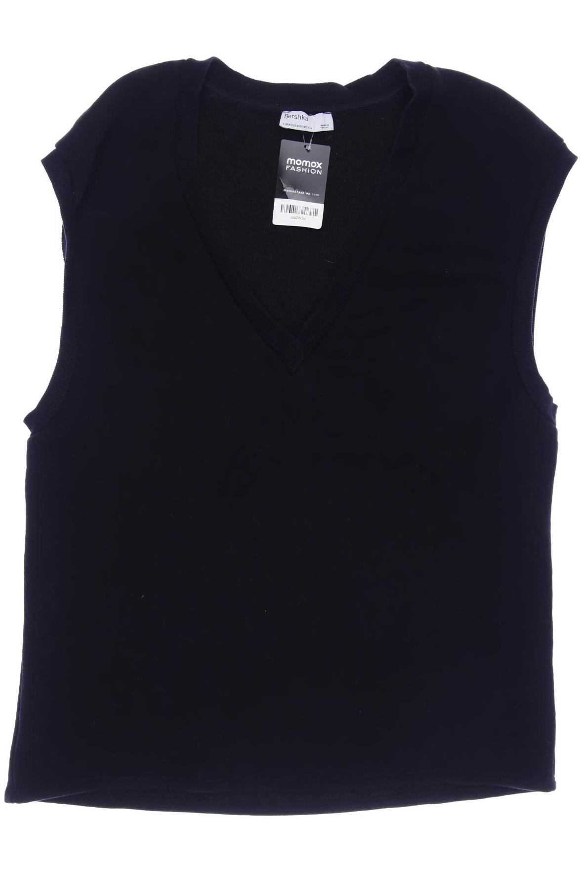 

bershka Damen Sweatshirt, schwarz