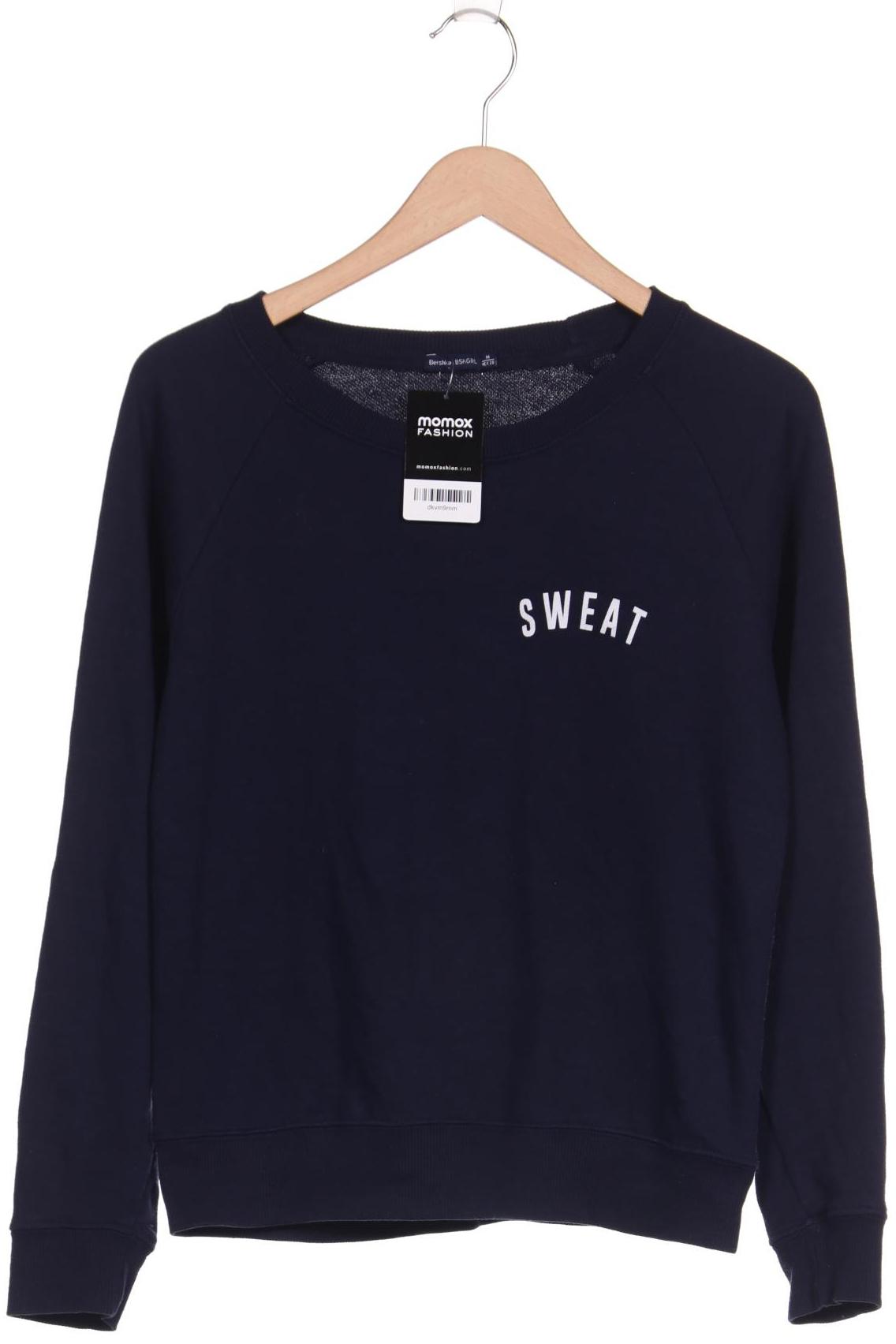

bershka Damen Sweatshirt, marineblau
