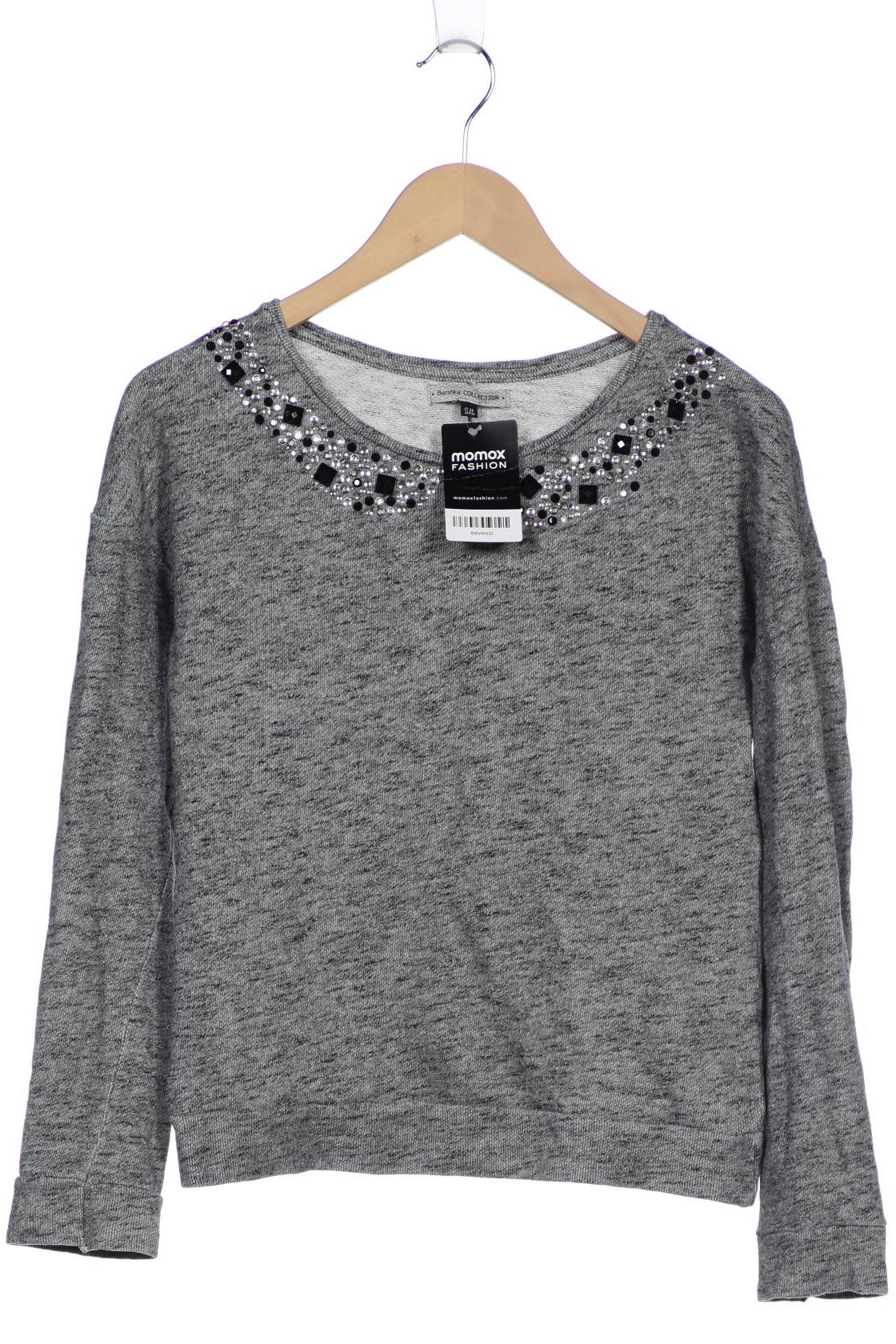 

bershka Damen Sweatshirt, grau