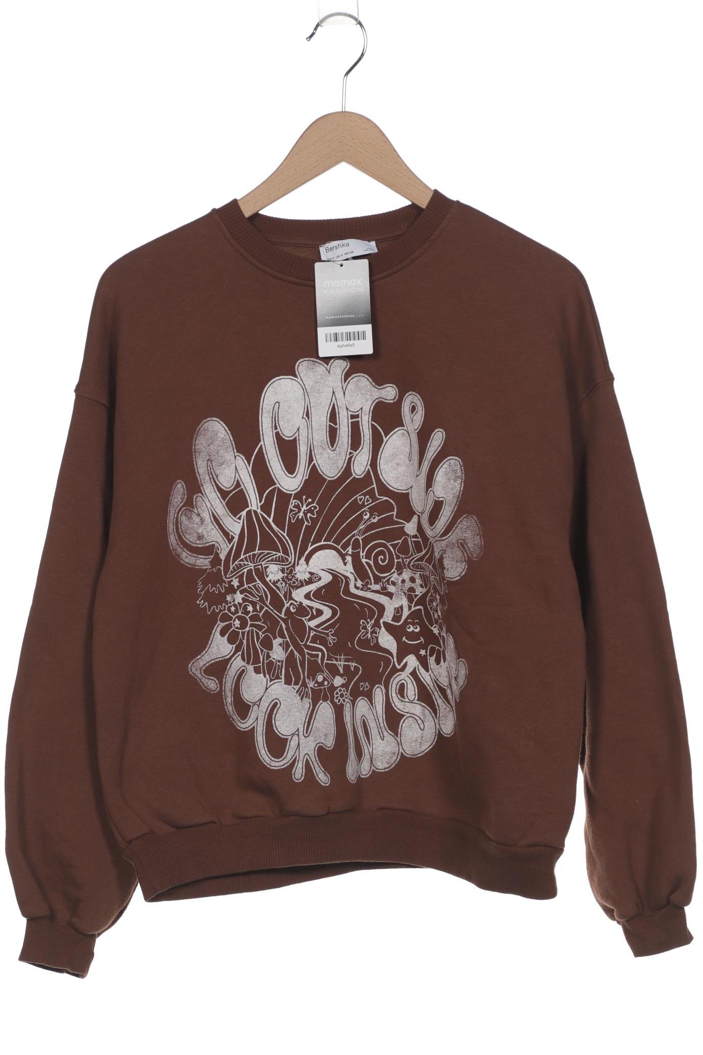 

bershka Damen Sweatshirt, braun, Gr. 36