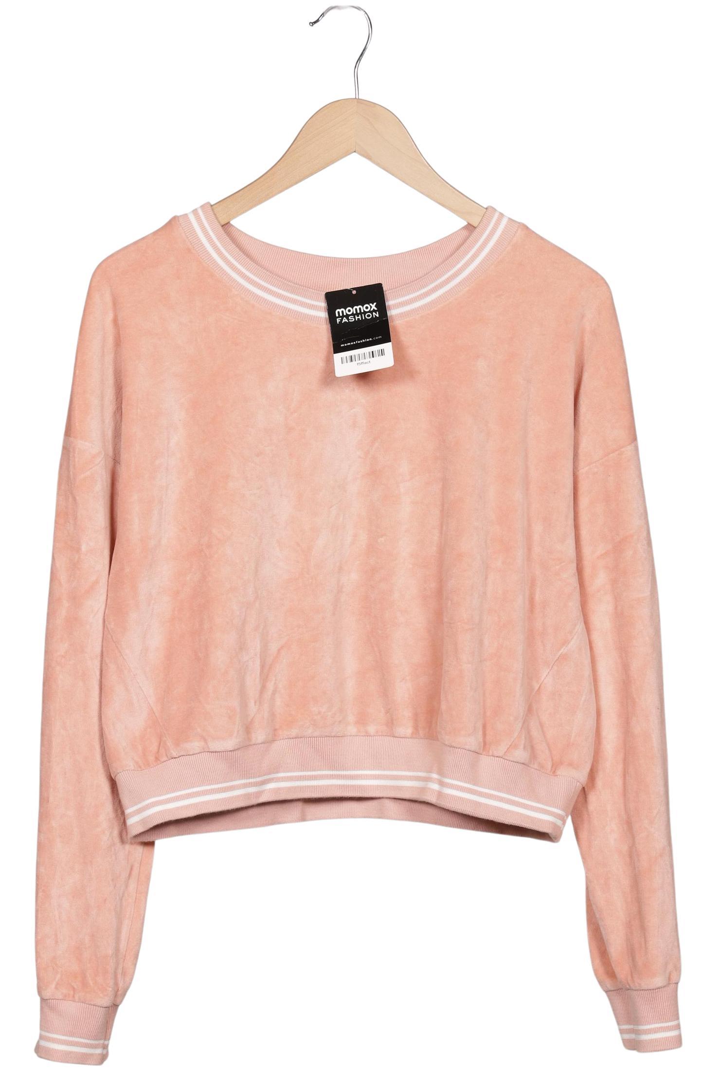 

bershka Damen Sweatshirt, pink, Gr. 42