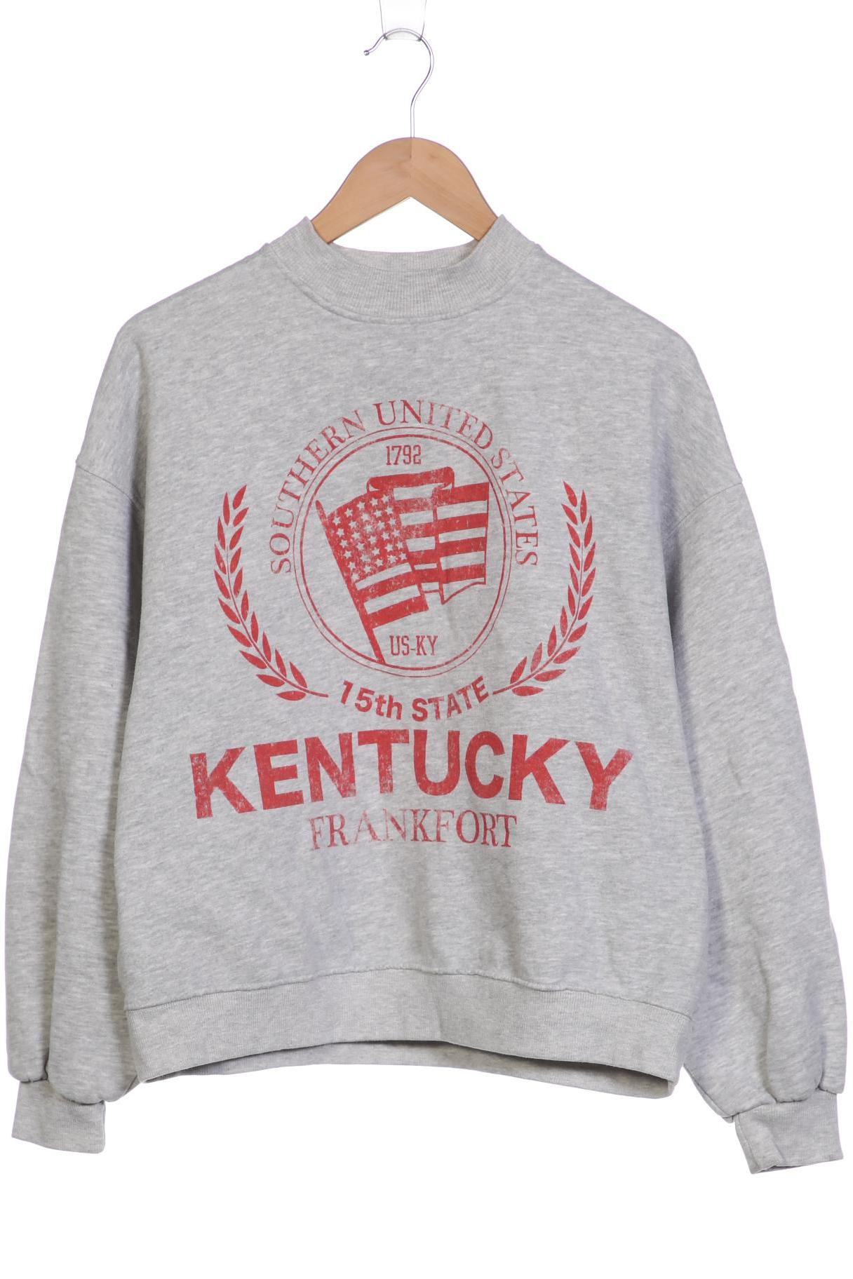 

bershka Damen Sweatshirt, grau, Gr. 38