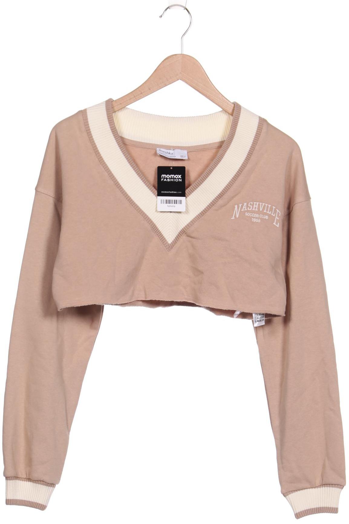 

bershka Damen Sweatshirt, beige