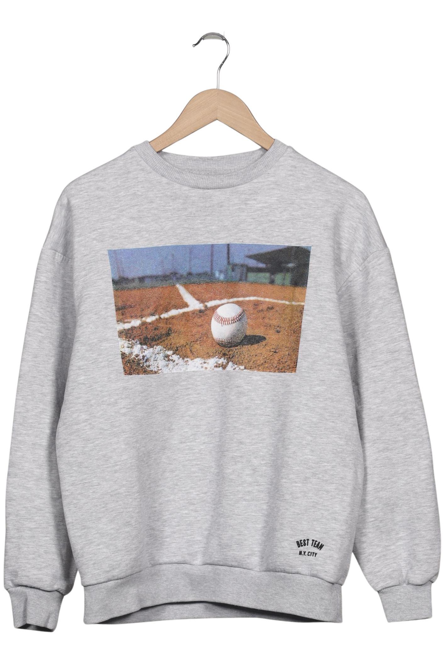 

bershka Damen Sweatshirt, grau, Gr. 36