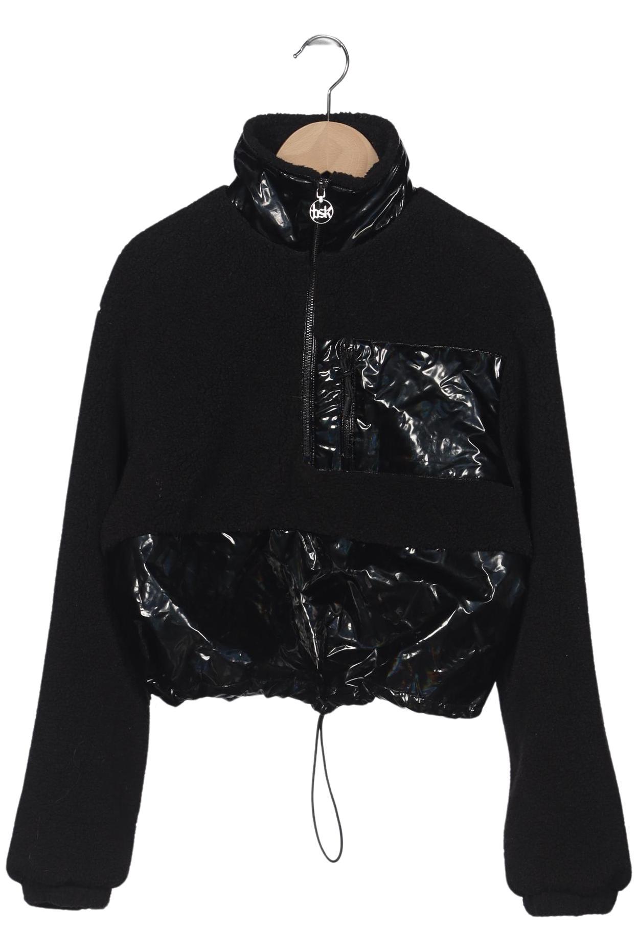 

bershka Damen Sweatshirt, schwarz, Gr. 34