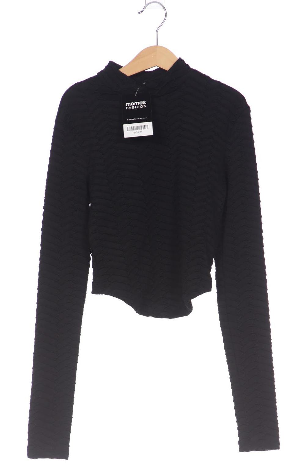 

bershka Damen Sweatshirt, schwarz, Gr. 36