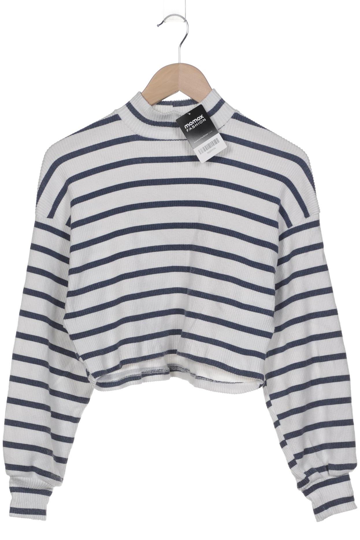 

bershka Damen Sweatshirt, weiß, Gr. 38