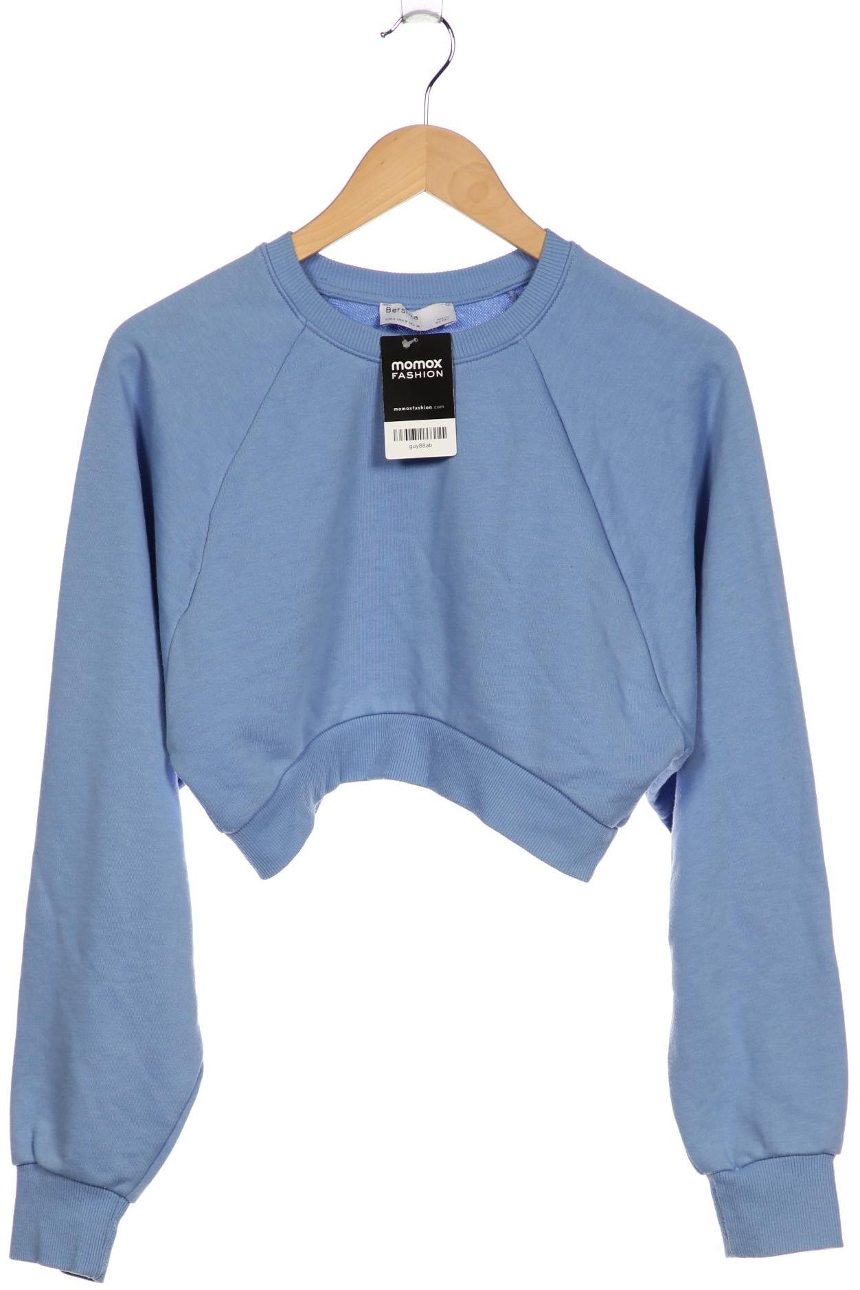 

bershka Damen Sweatshirt, blau, Gr. 36