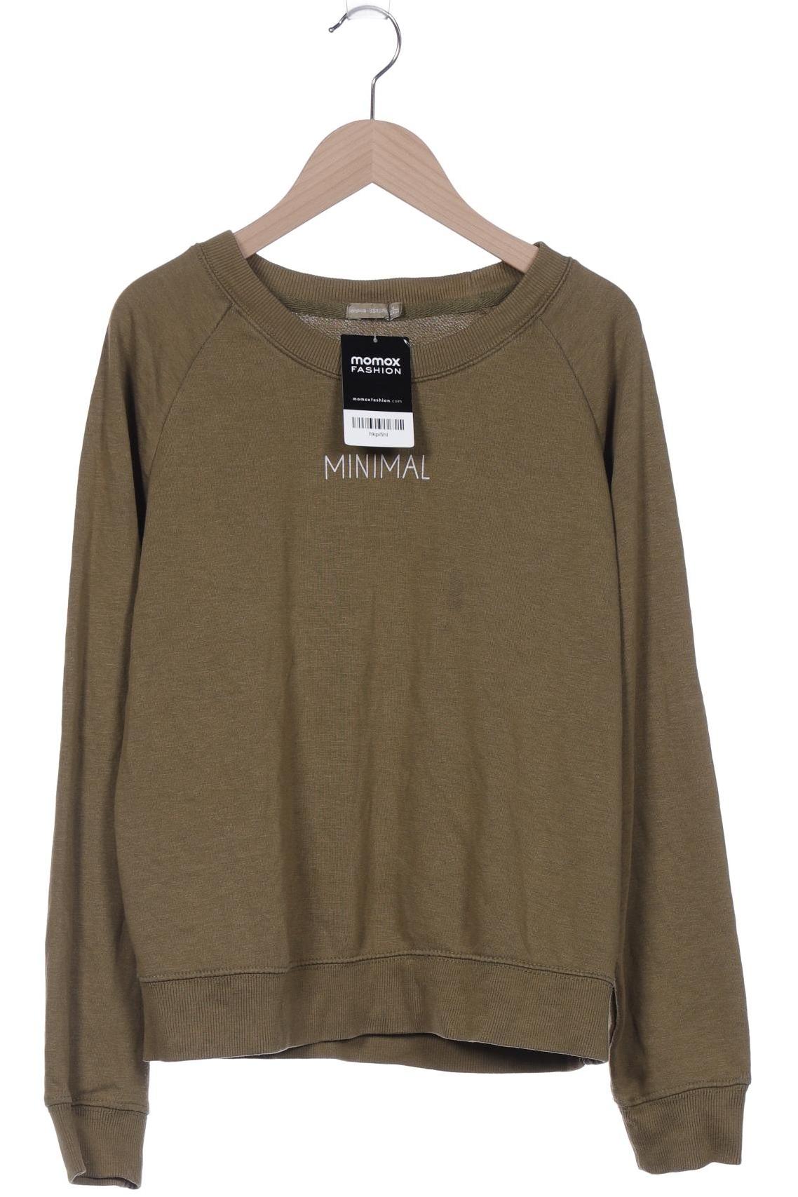 

bershka Damen Sweatshirt, grün, Gr. 38
