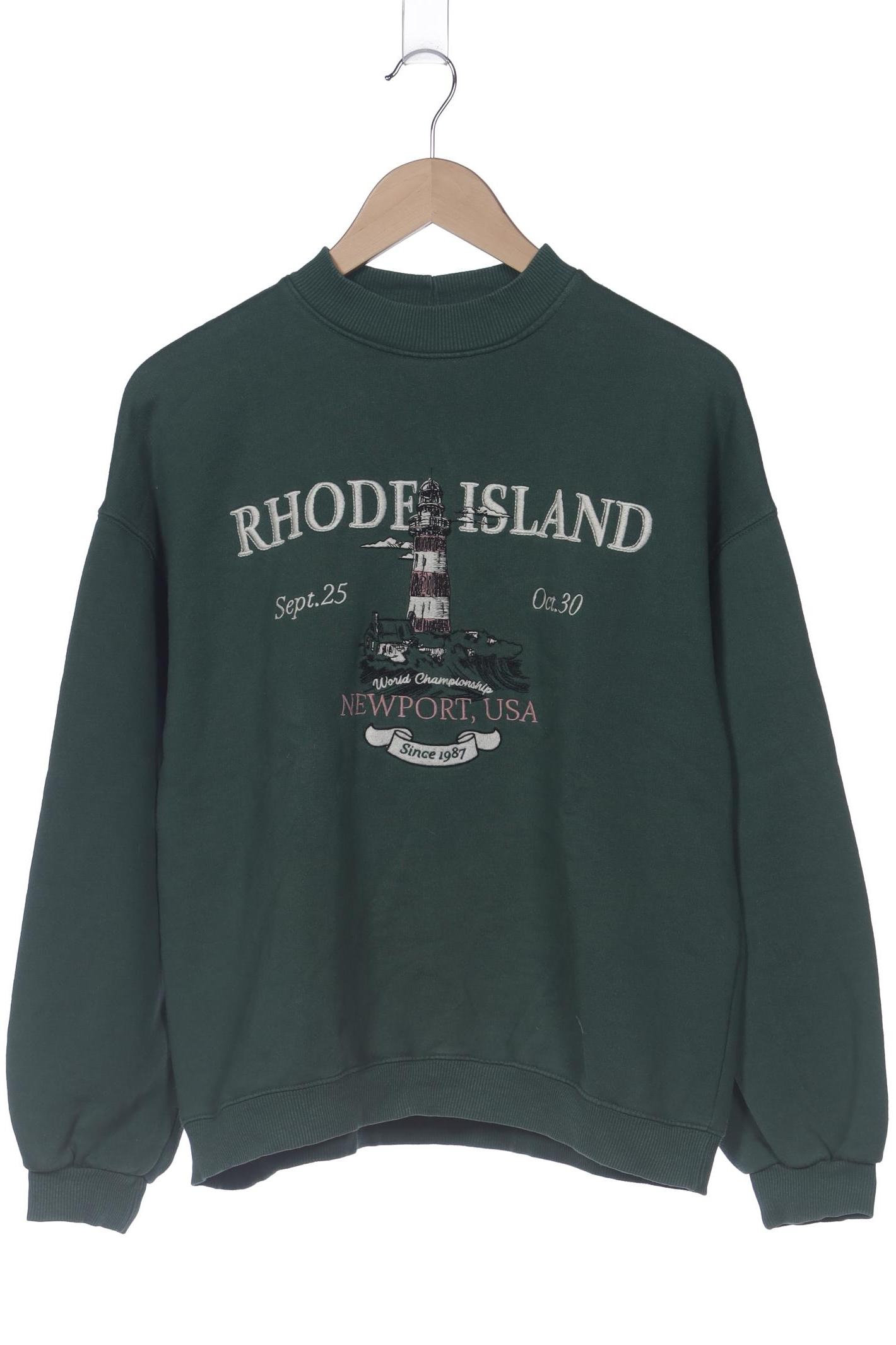

bershka Damen Sweatshirt, grün, Gr. 36