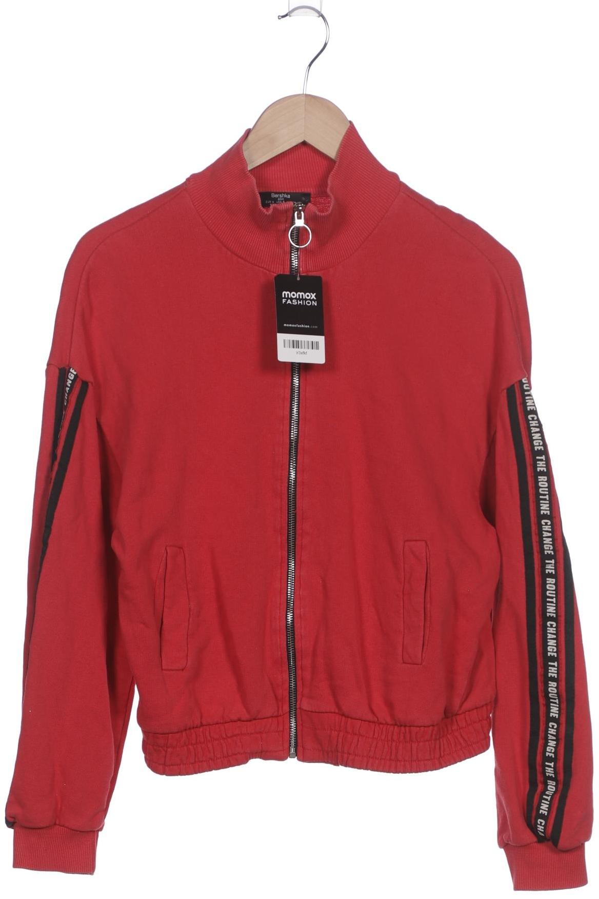 

bershka Damen Sweatshirt, rot, Gr. 36