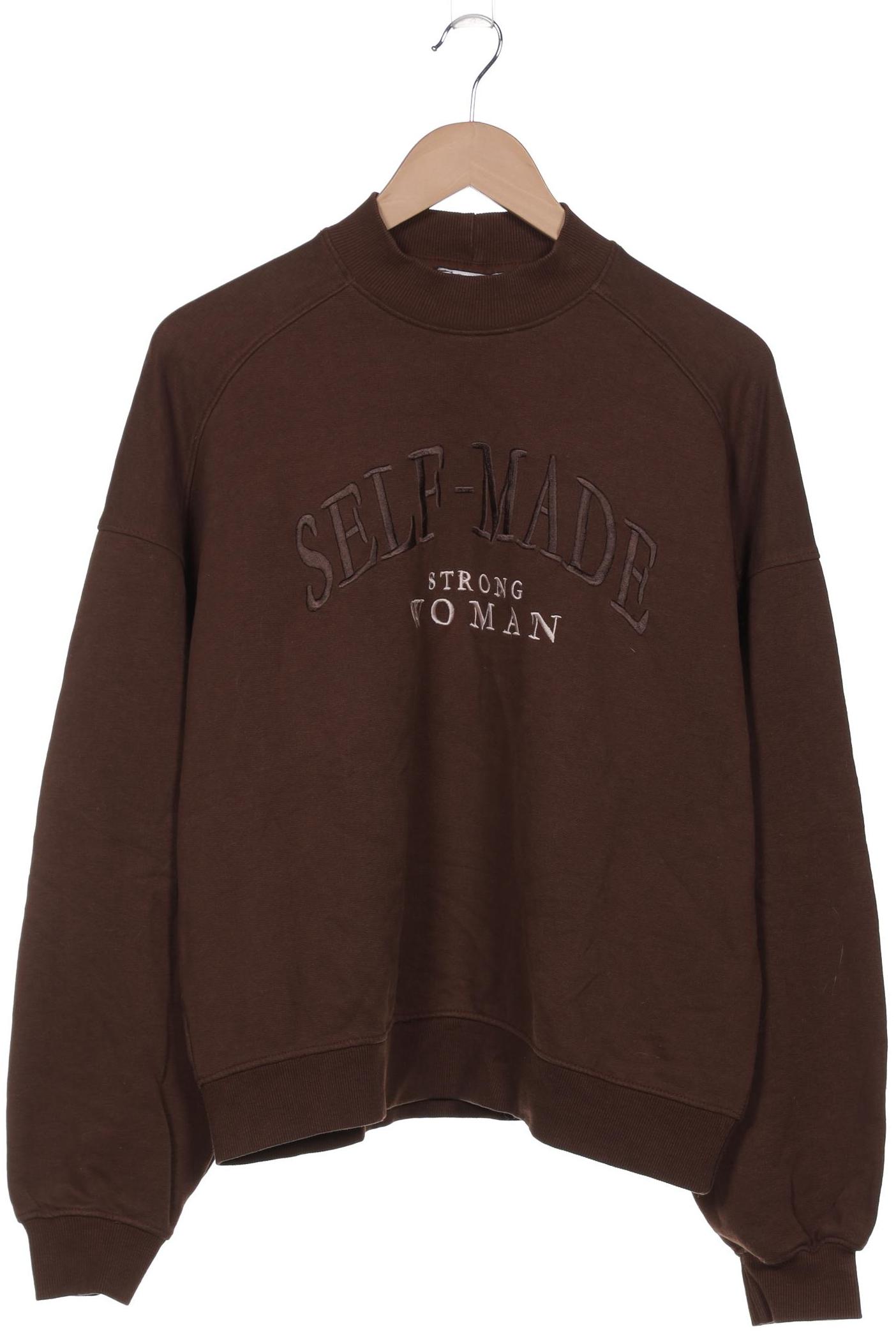 

bershka Damen Sweatshirt, braun, Gr. 36