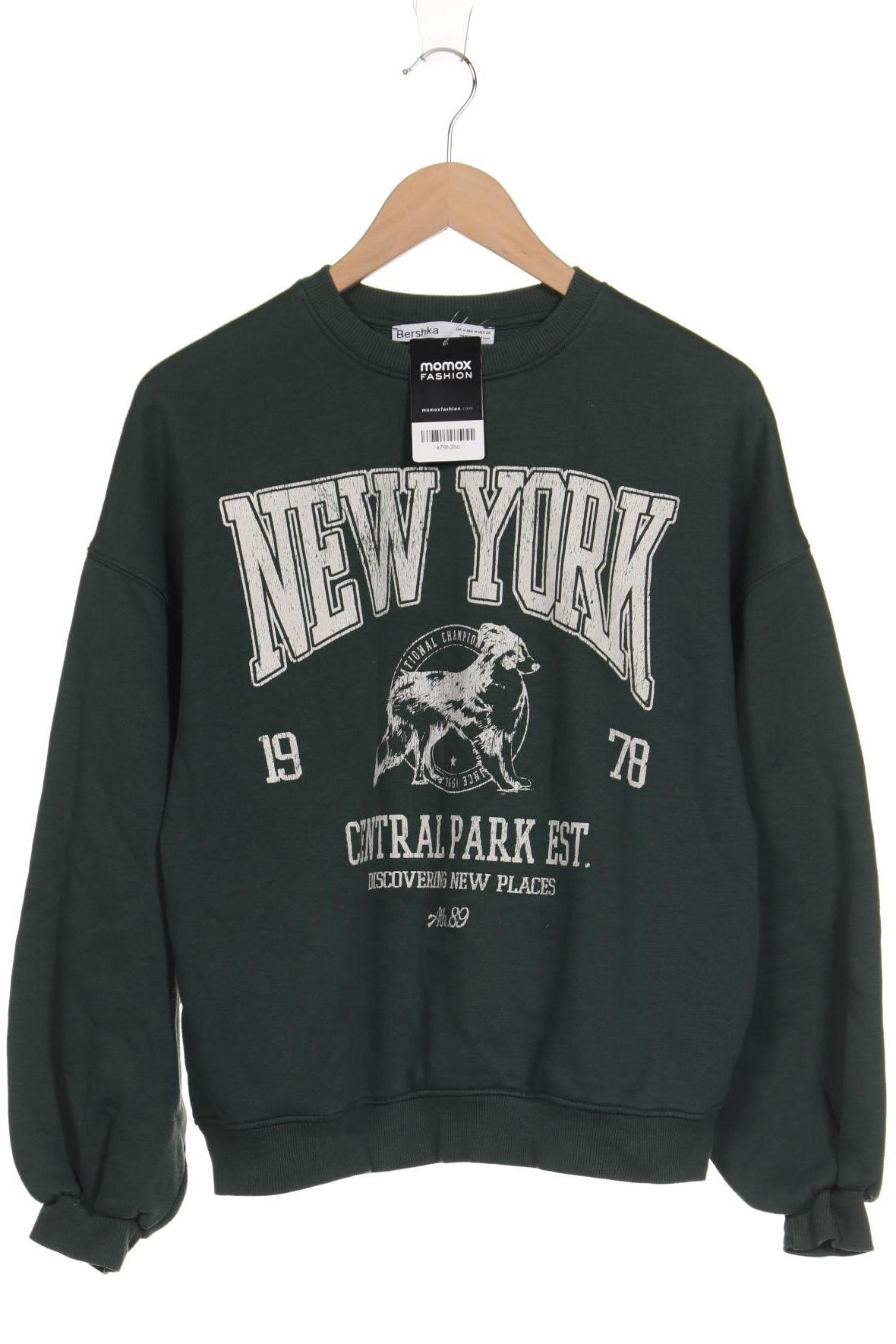 

bershka Damen Sweatshirt, grün, Gr. 38