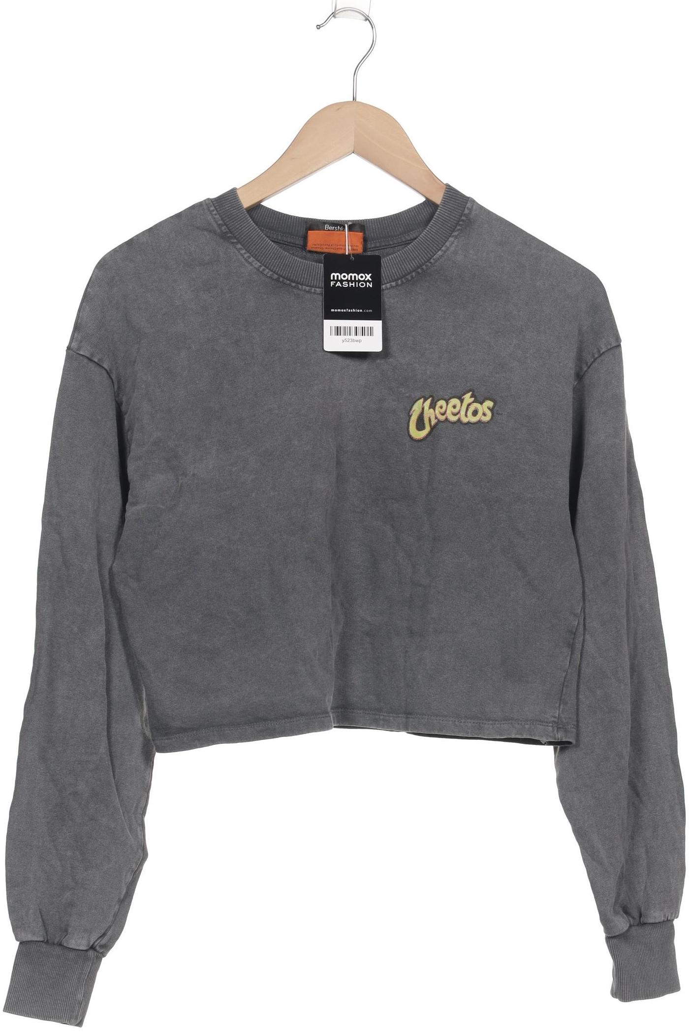 

bershka Damen Sweatshirt, grau, Gr. 38